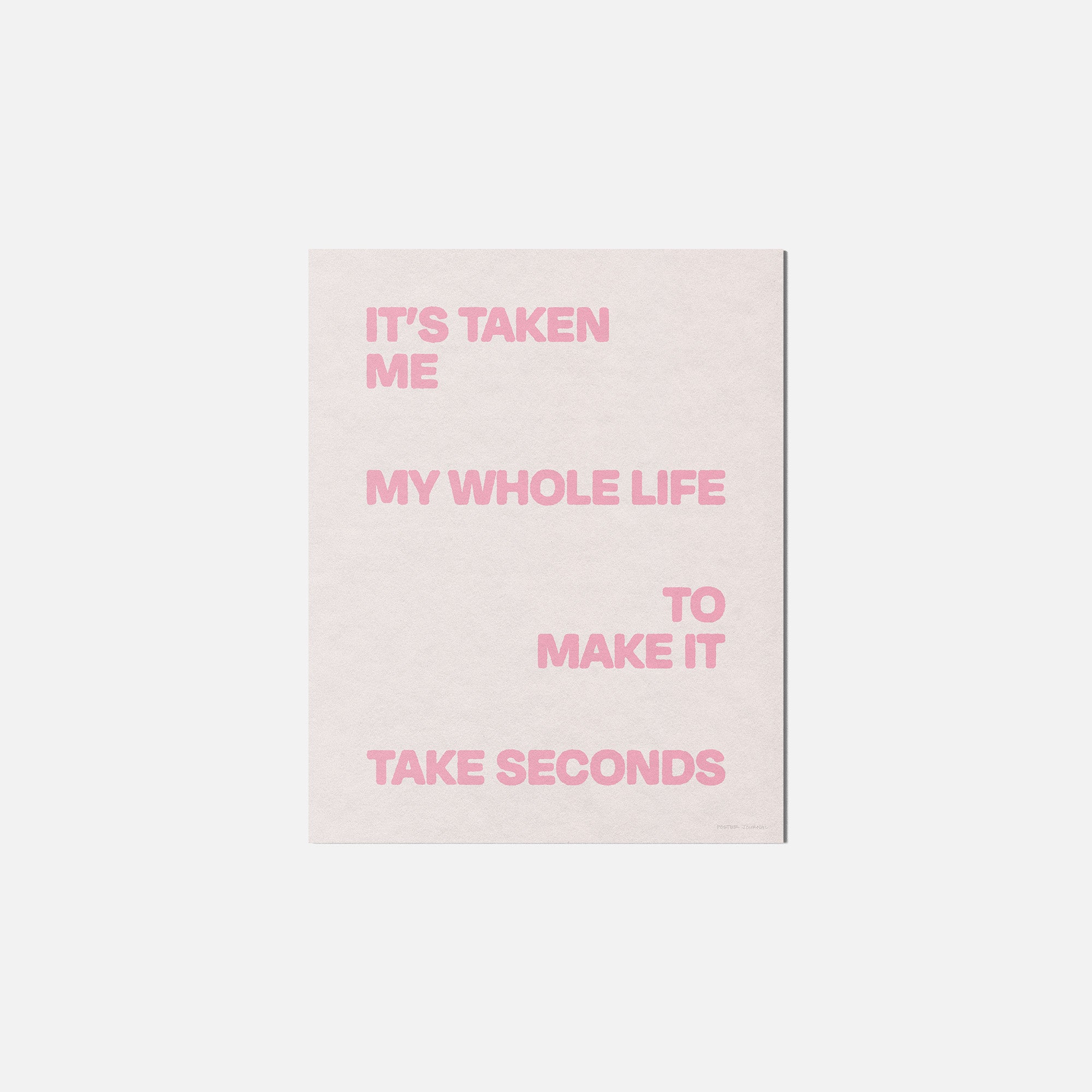 SECONDS PRINT