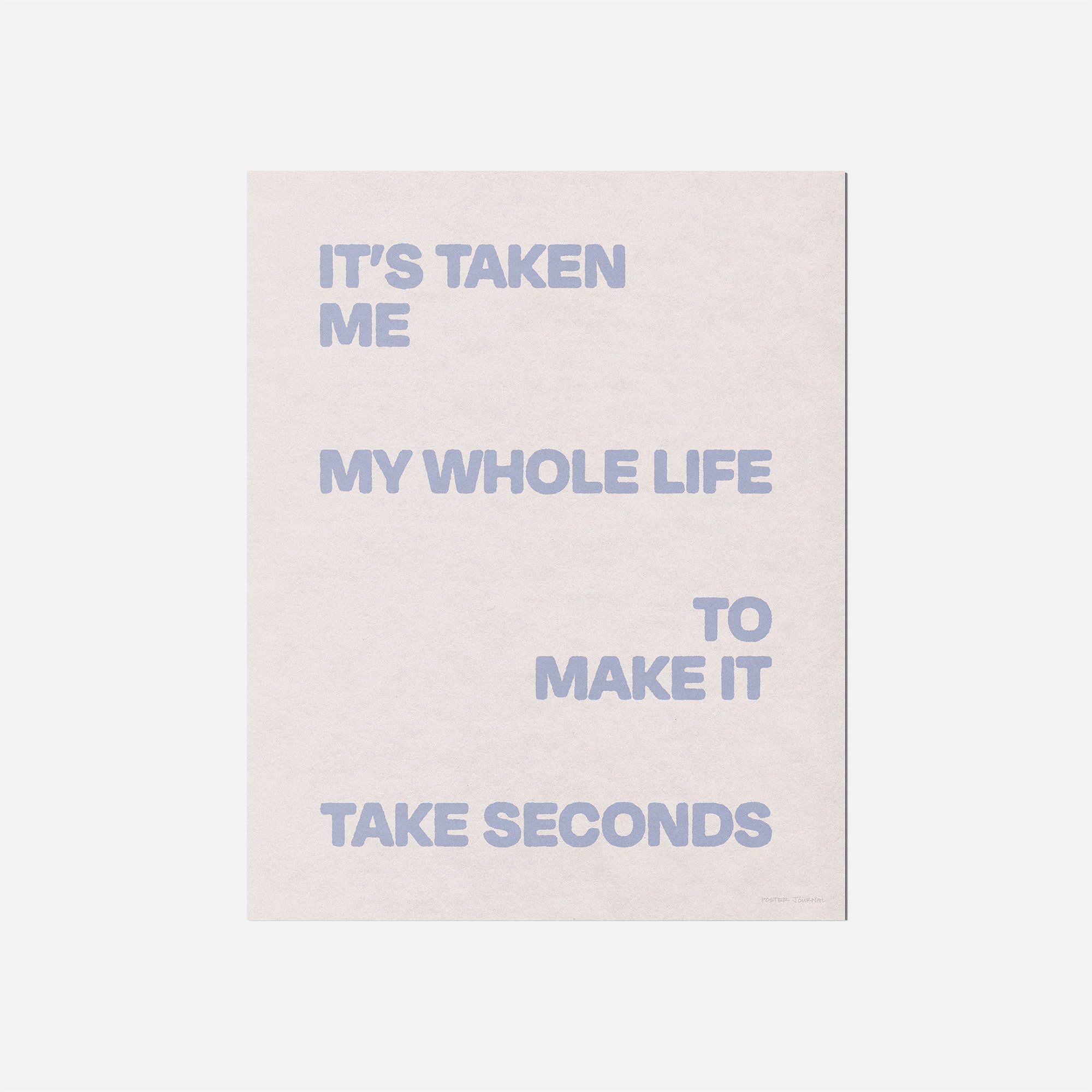 SECONDS PRINT