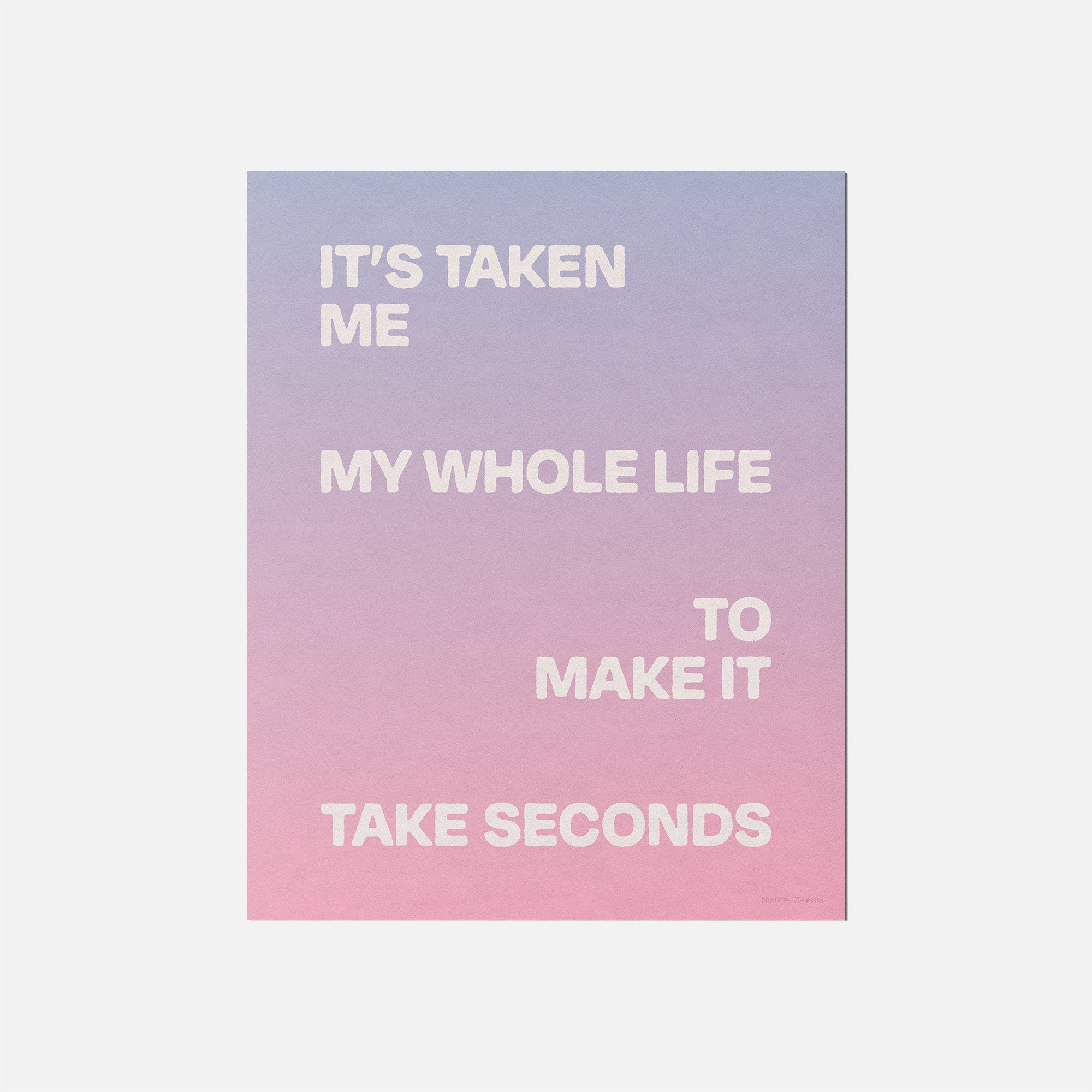 SECONDS PRINT
