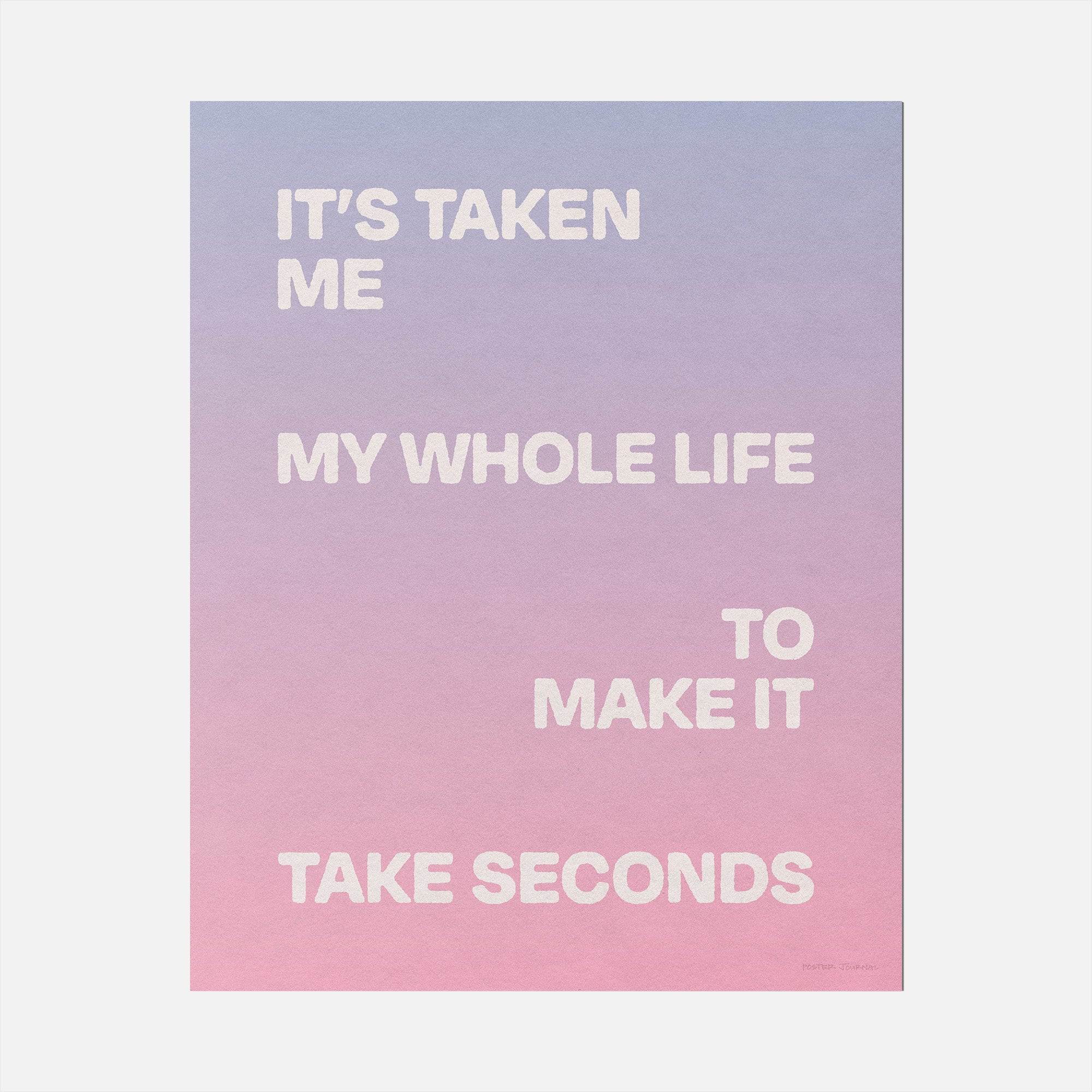 SECONDS PRINT