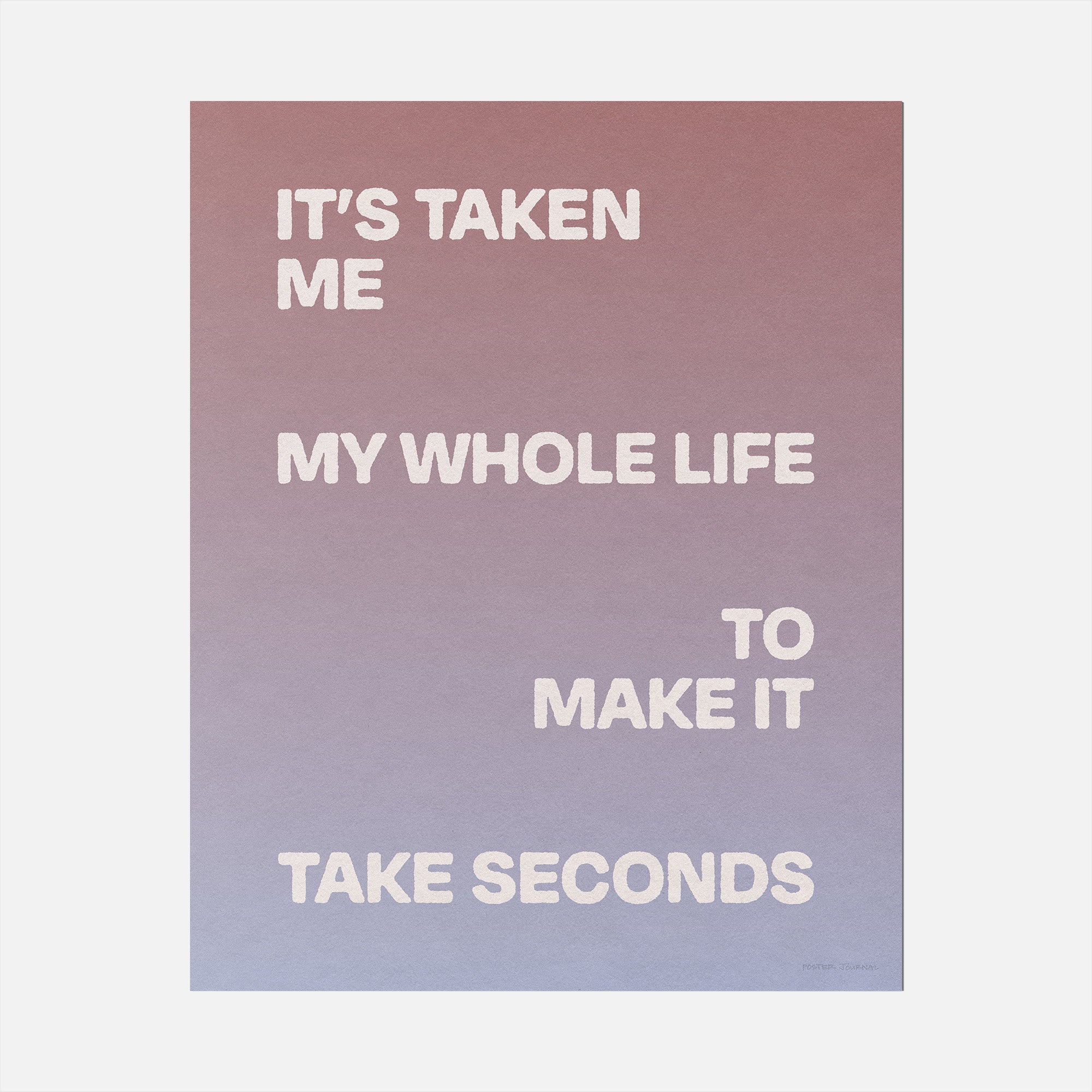 SECONDS PRINT