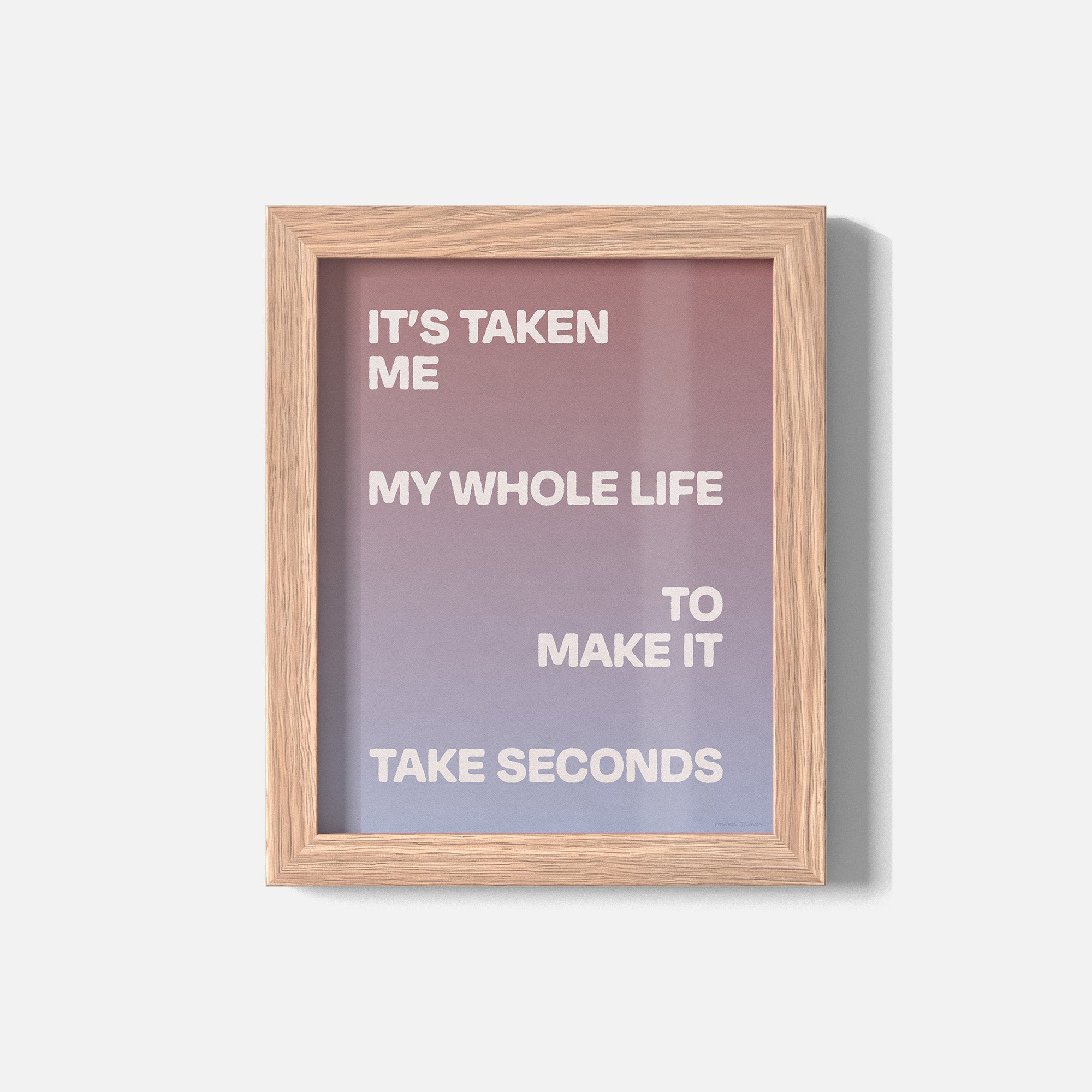 SECONDS PRINT