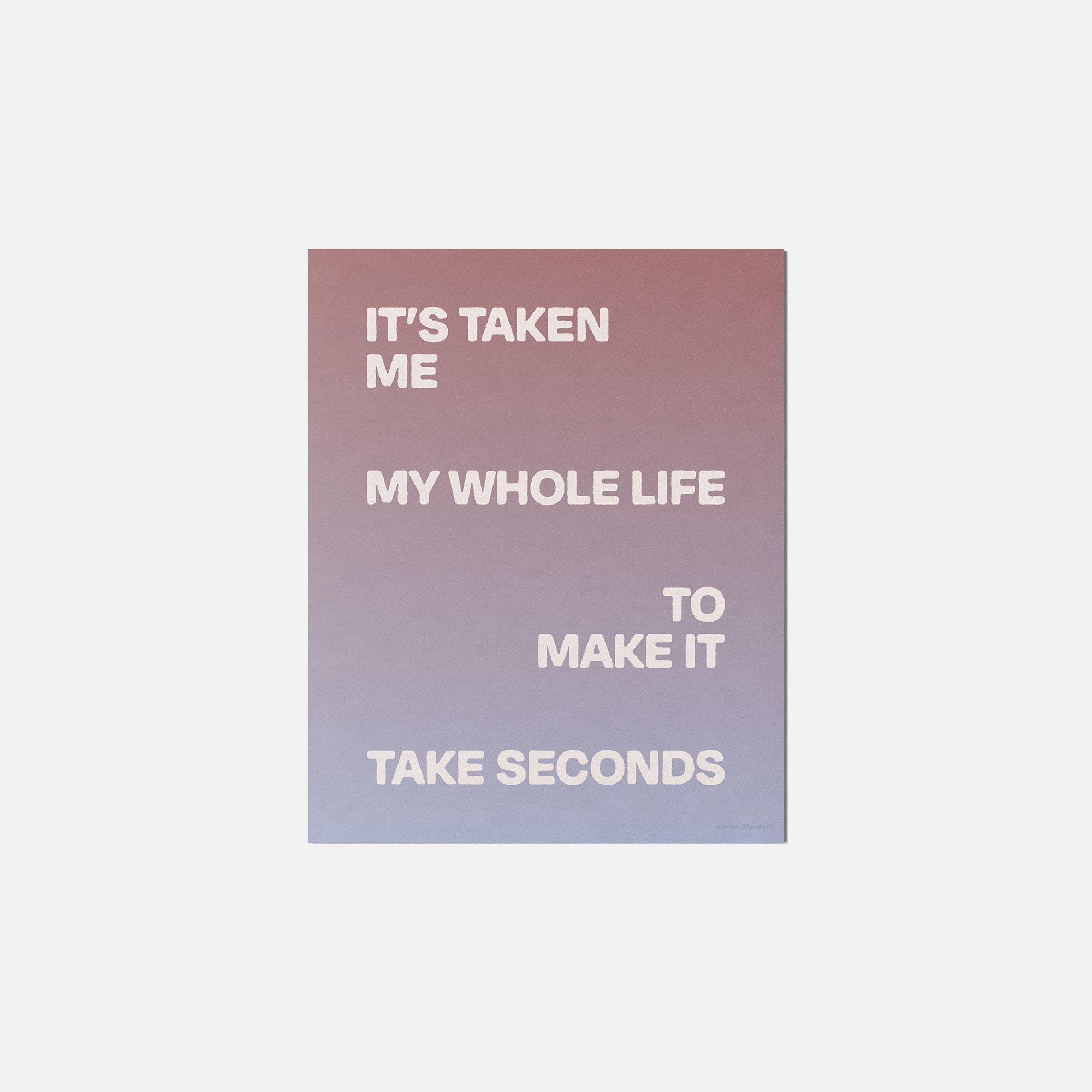 SECONDS PRINT