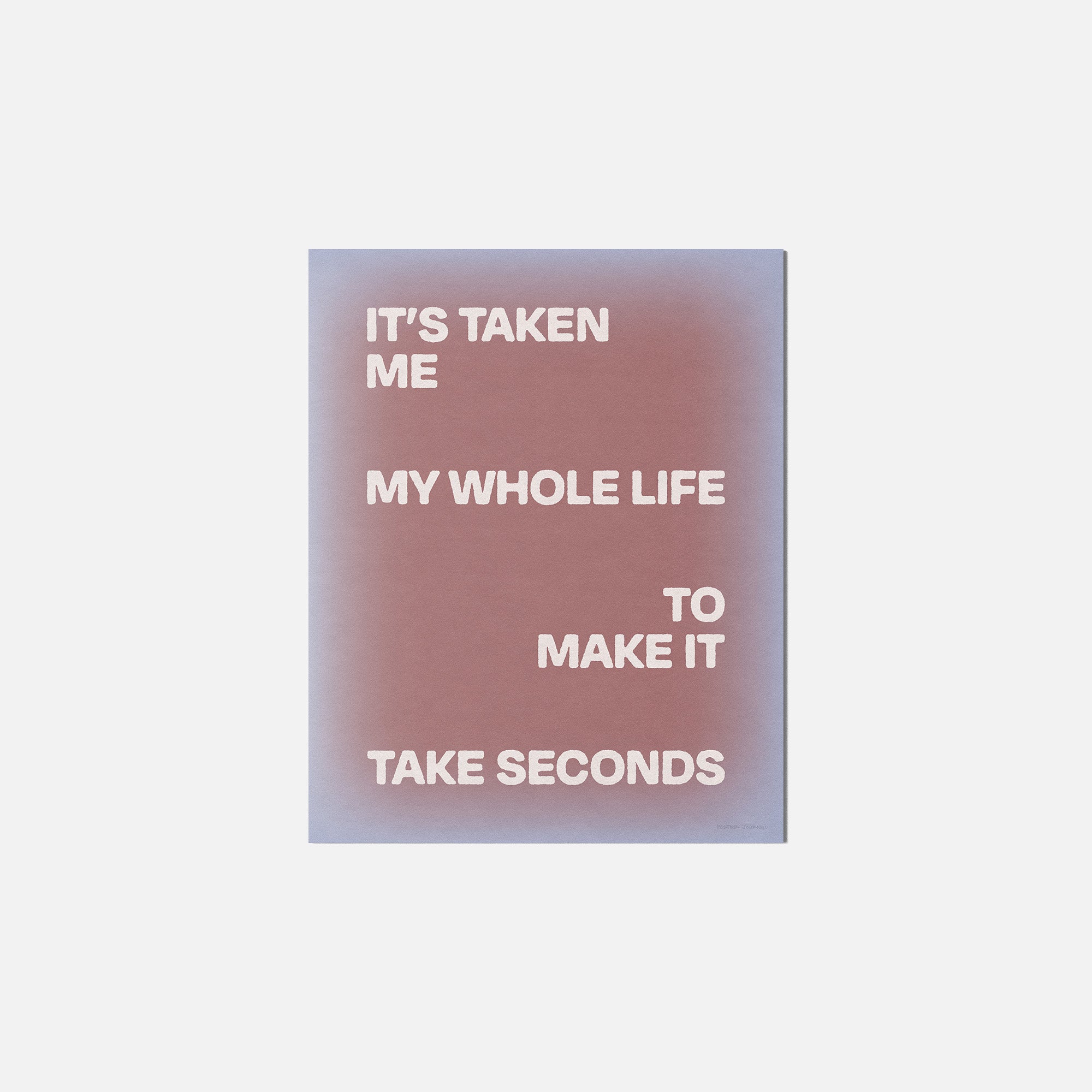 SECONDS PRINT