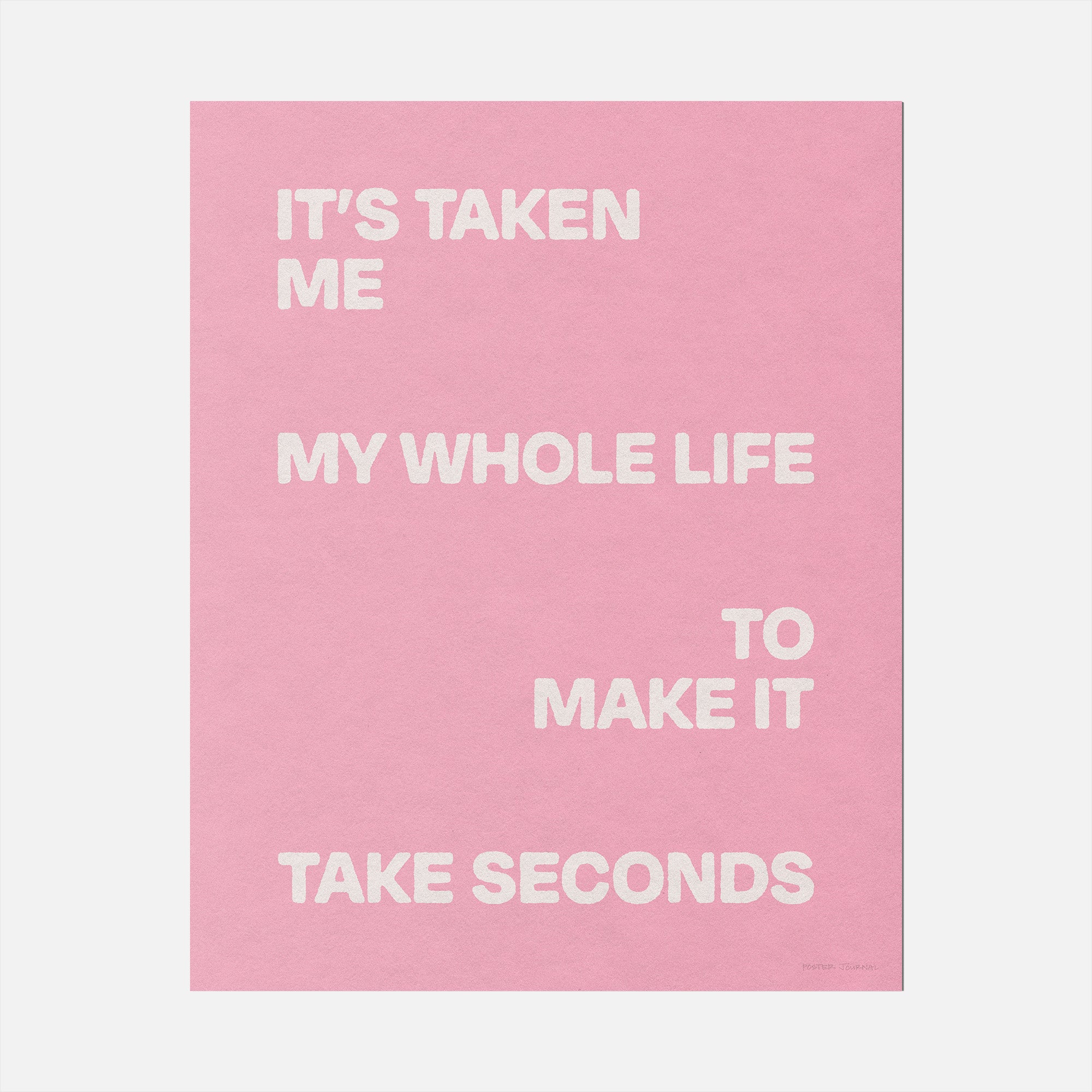 SECONDS PRINT