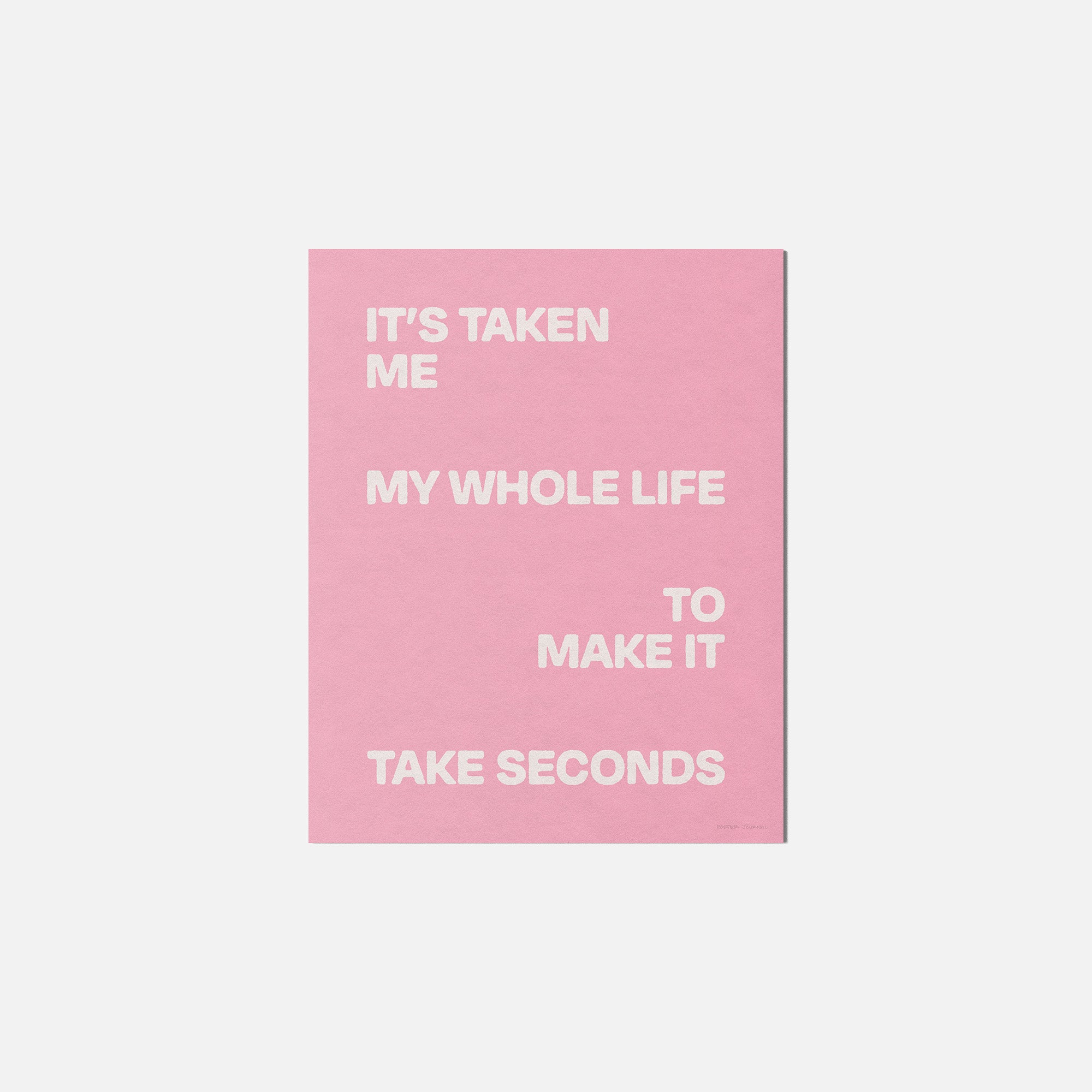 SECONDS PRINT