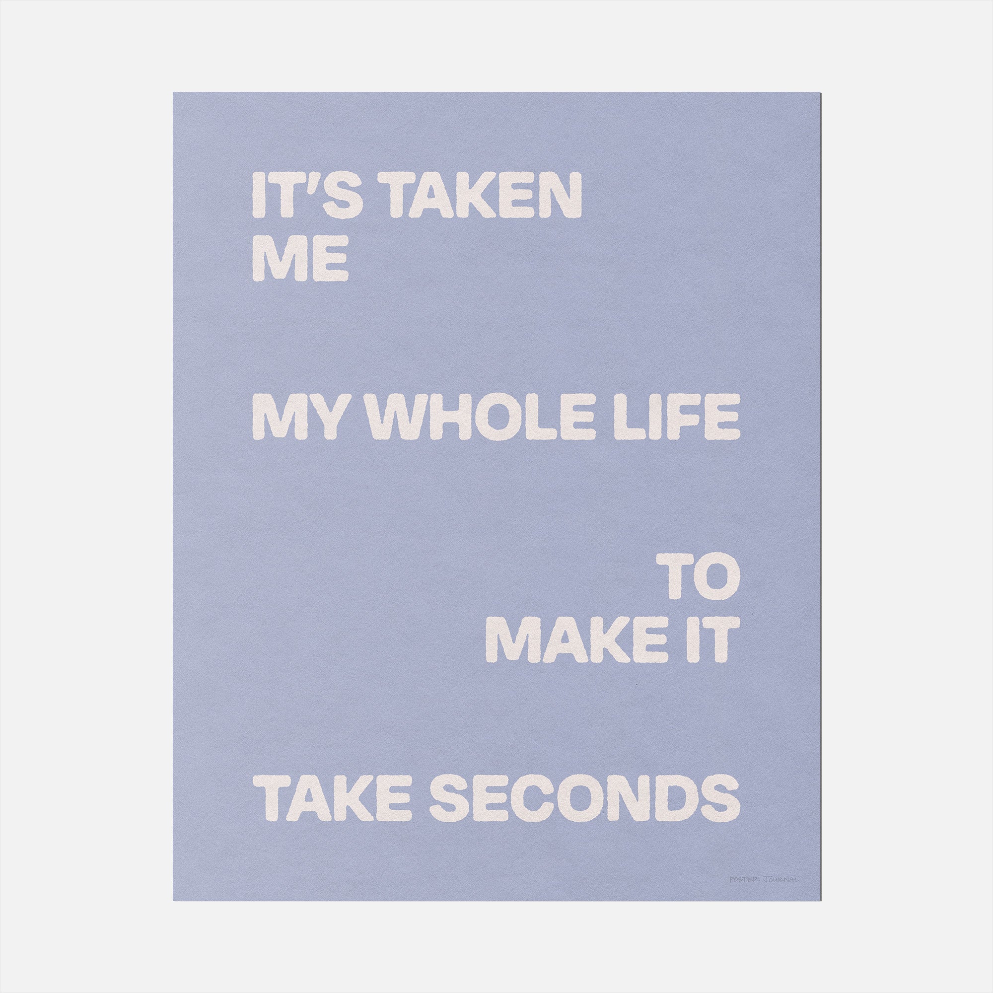 SECONDS PRINT