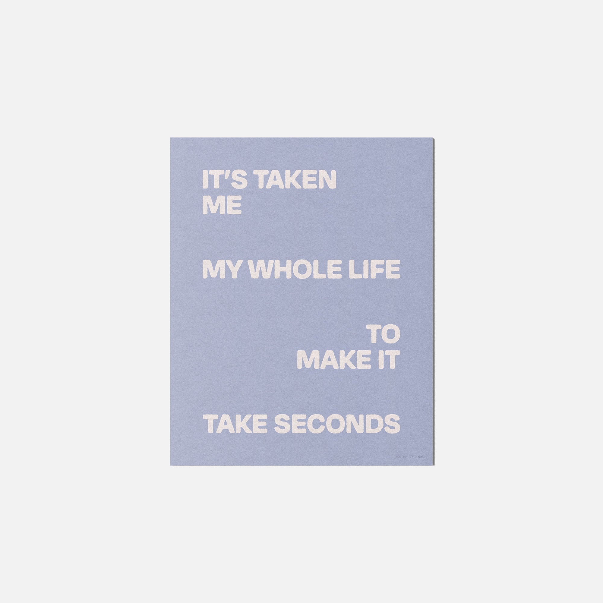 SECONDS PRINT