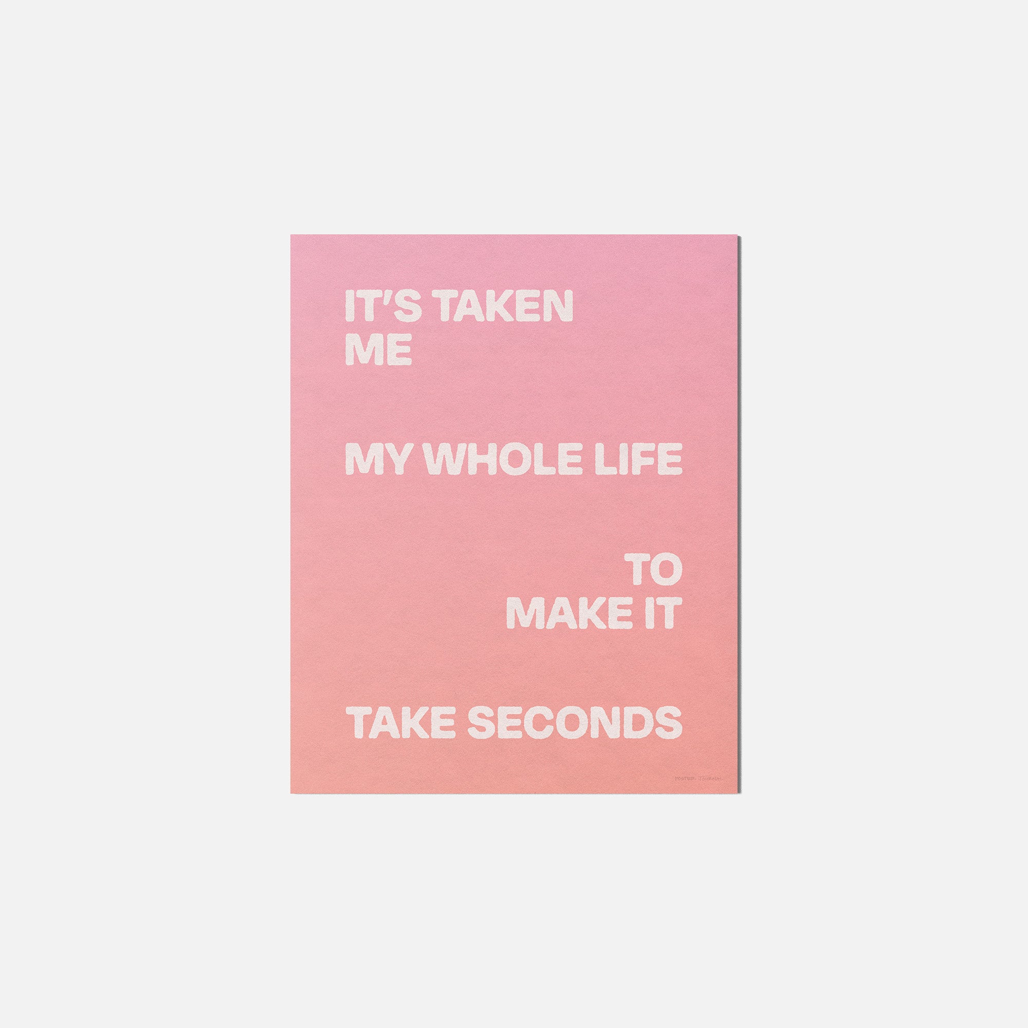 SECONDS PRINT