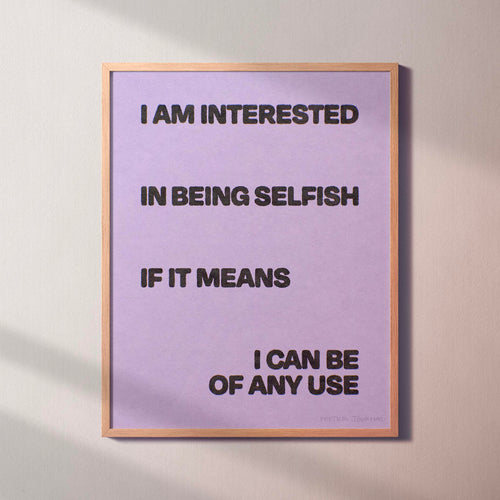 SELFISH PRINT