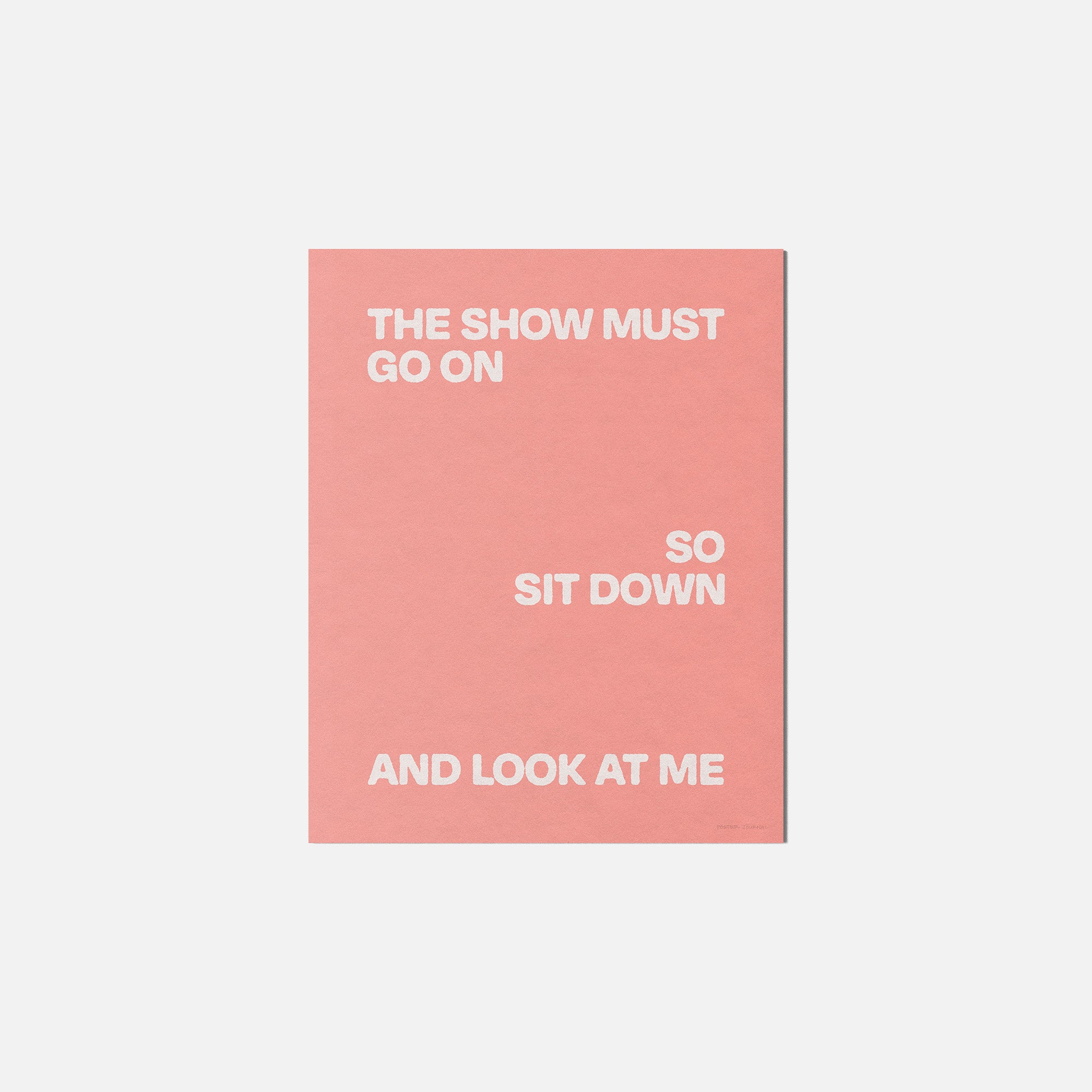 SHOW PRINT