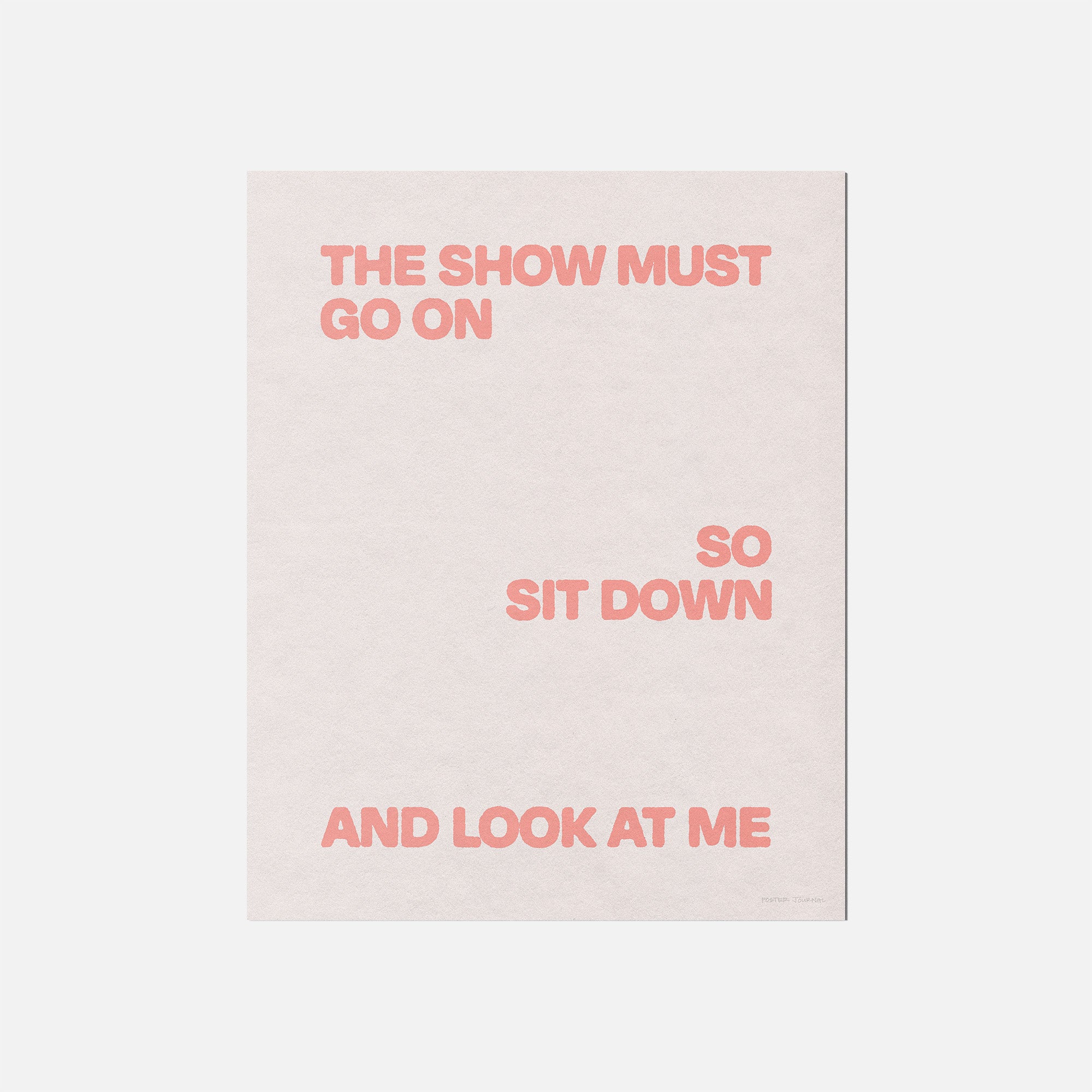 SHOW PRINT