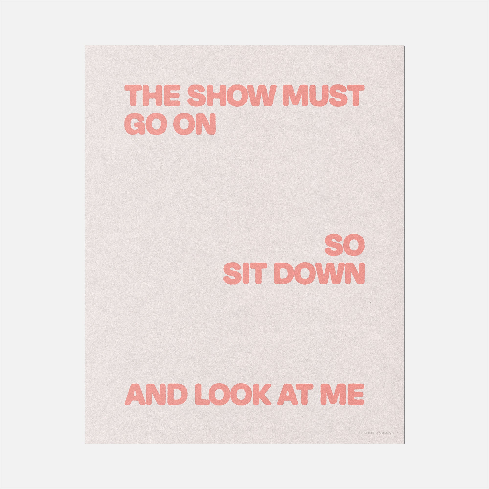SHOW PRINT