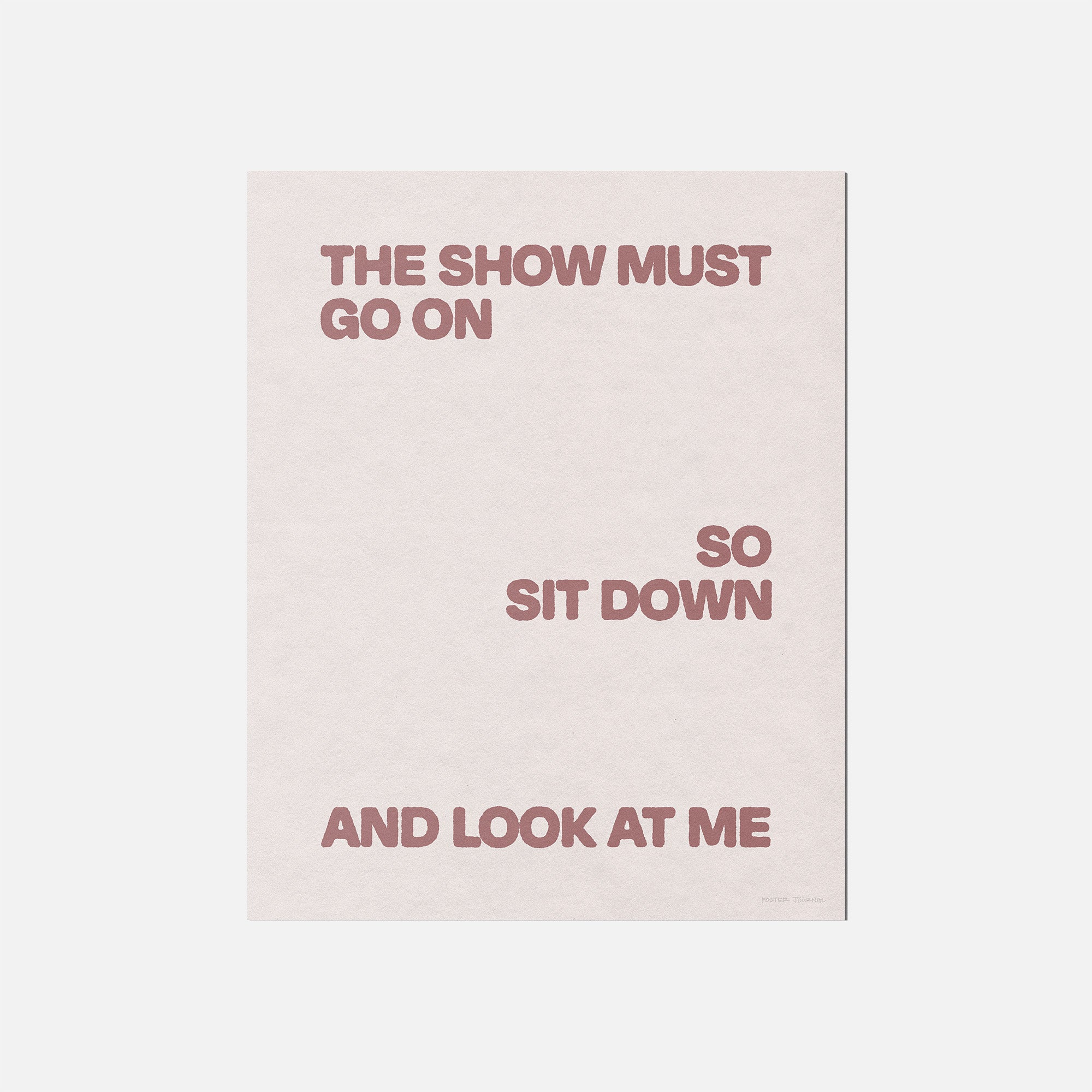 SHOW PRINT