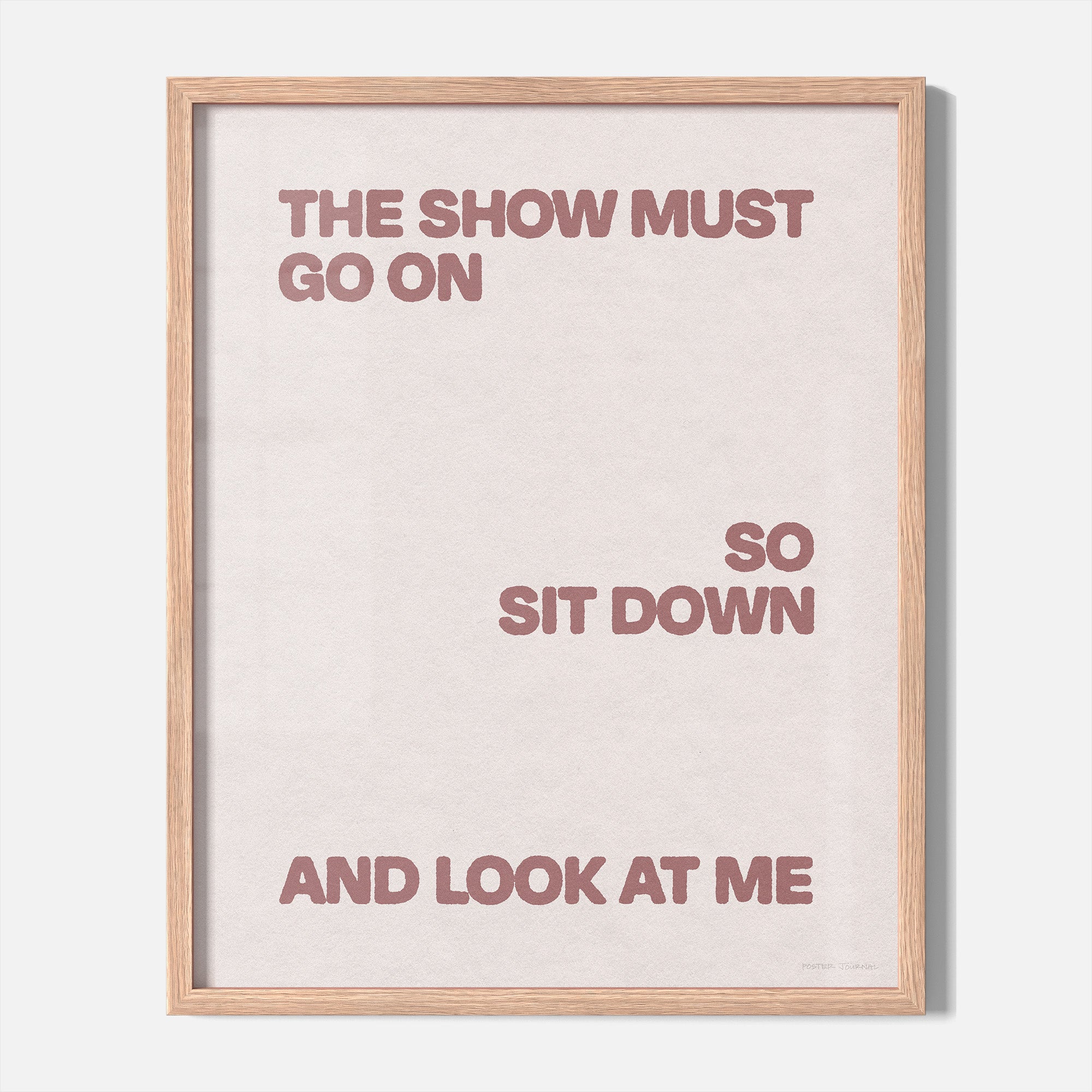 SHOW PRINT