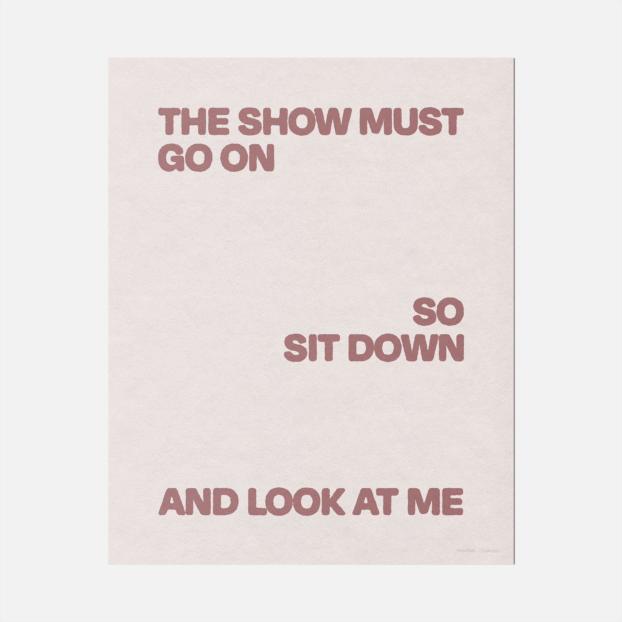 SHOW PRINT