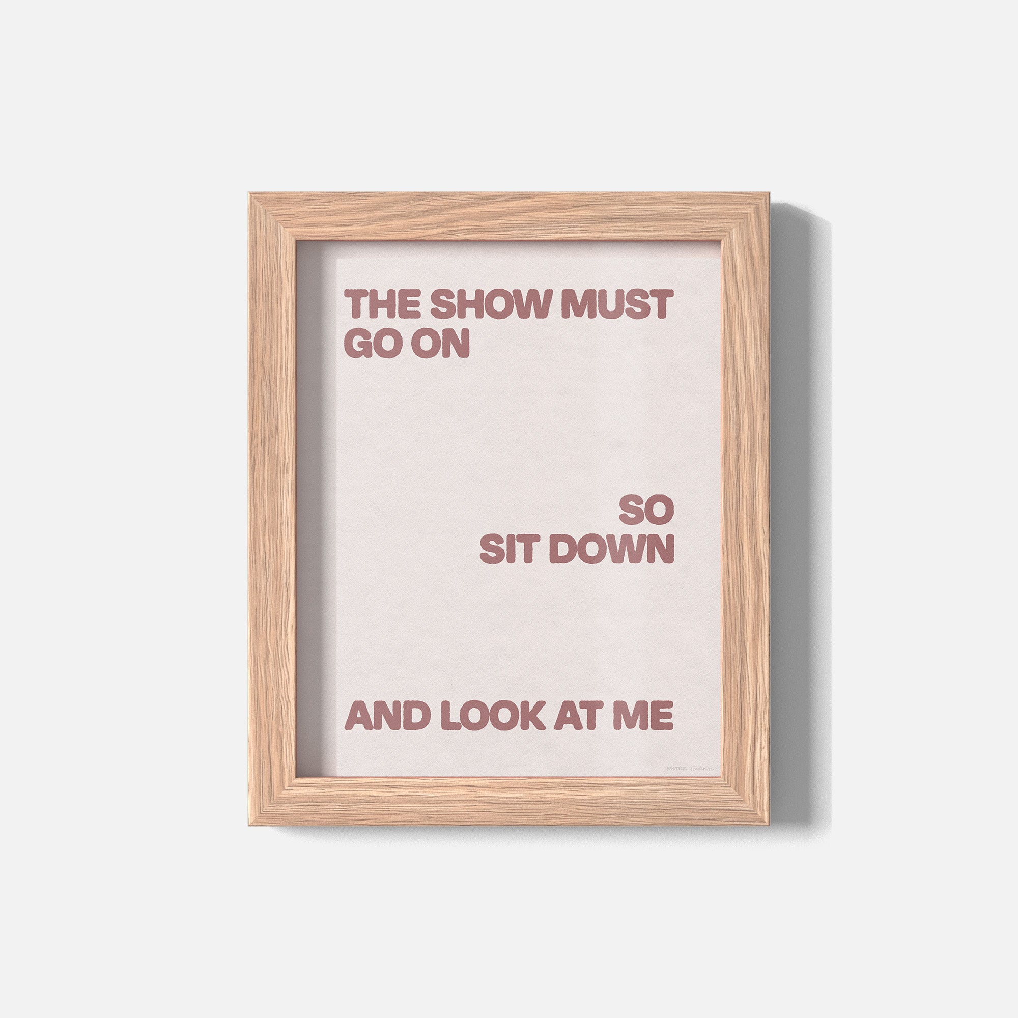SHOW PRINT