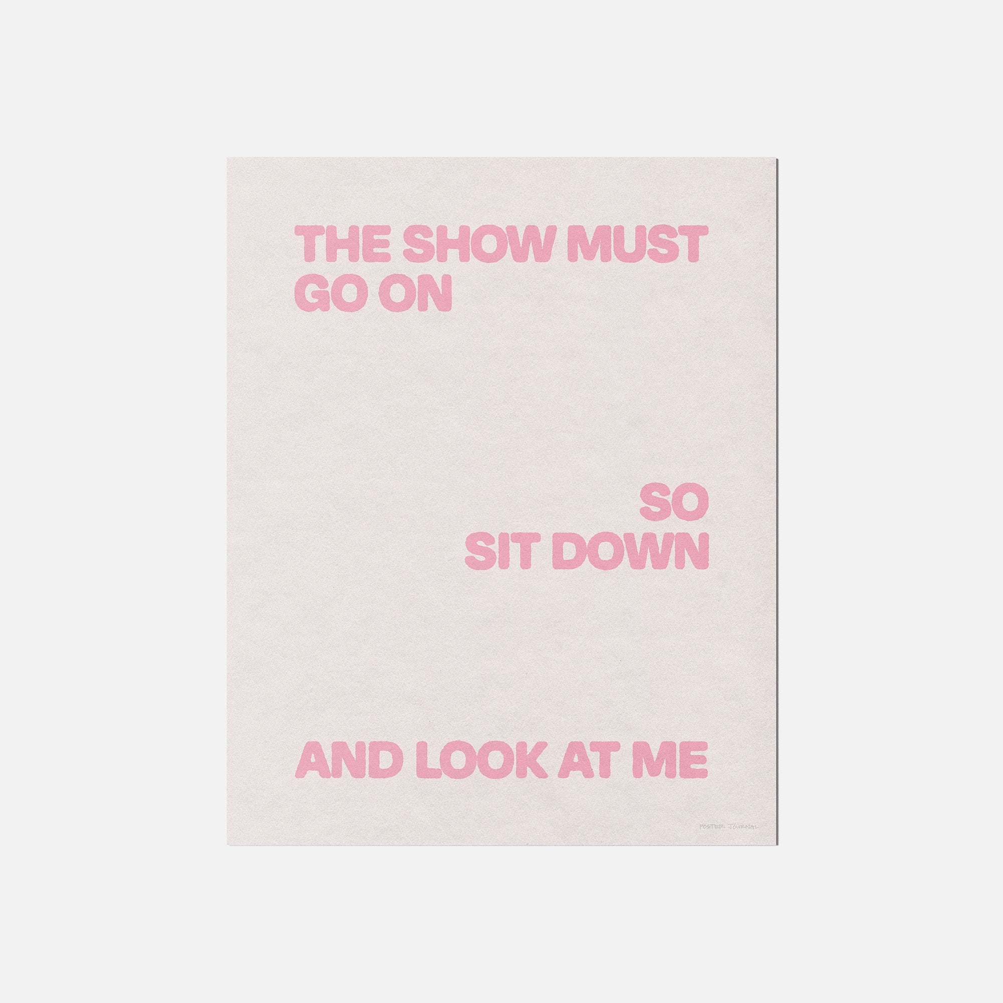 SHOW PRINT