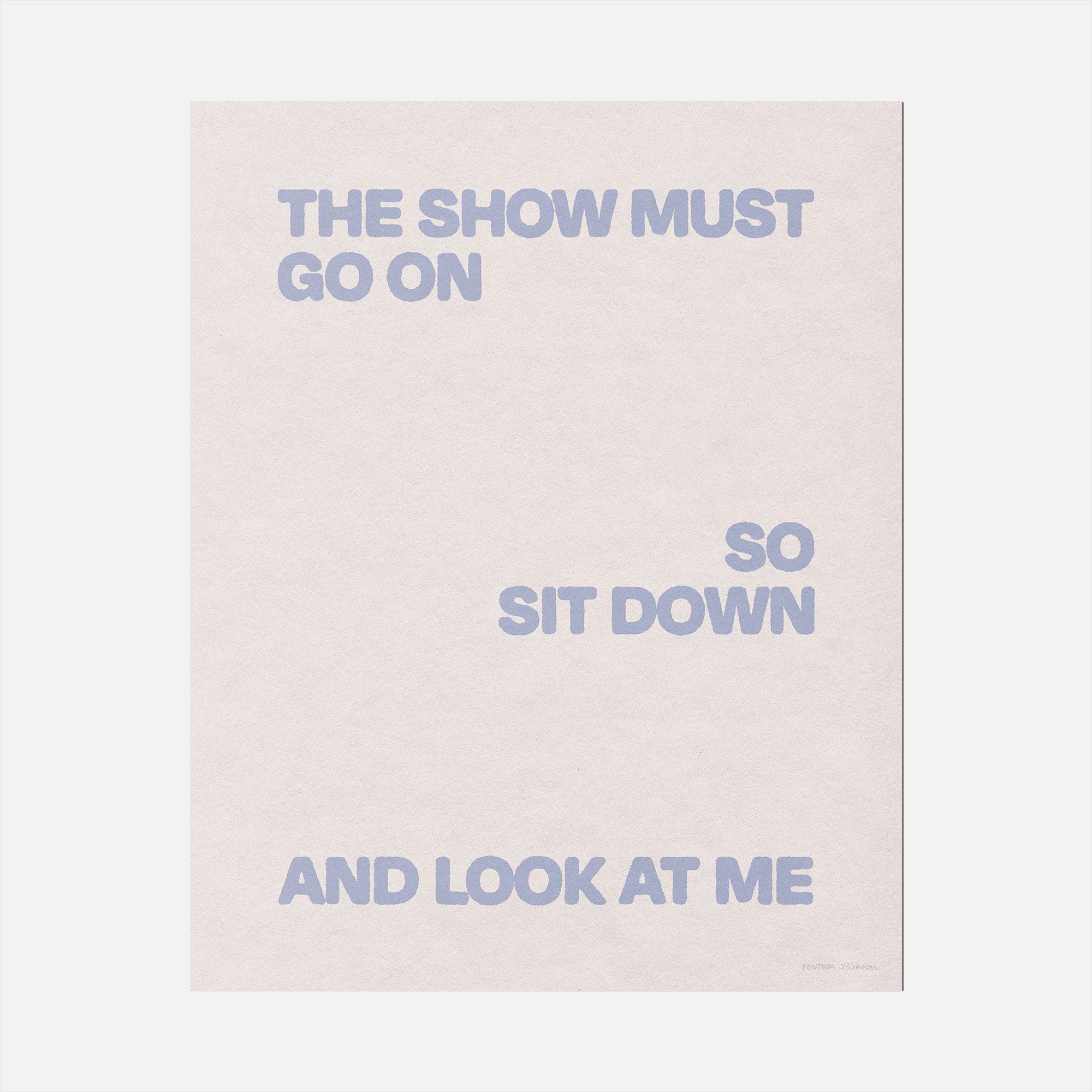 SHOW PRINT