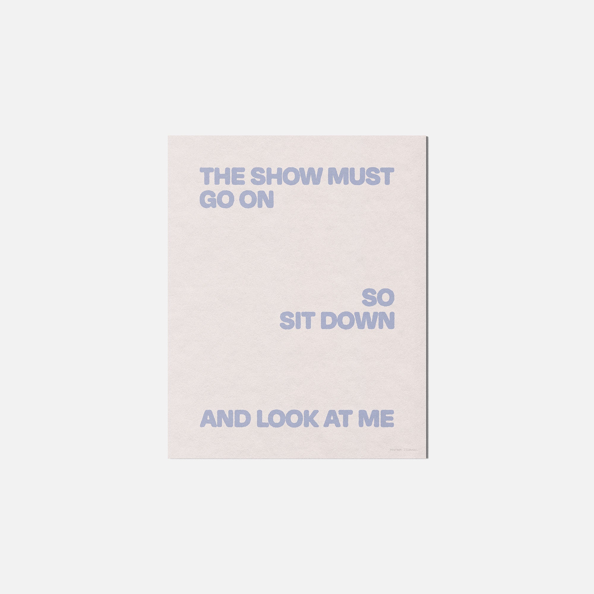 SHOW PRINT