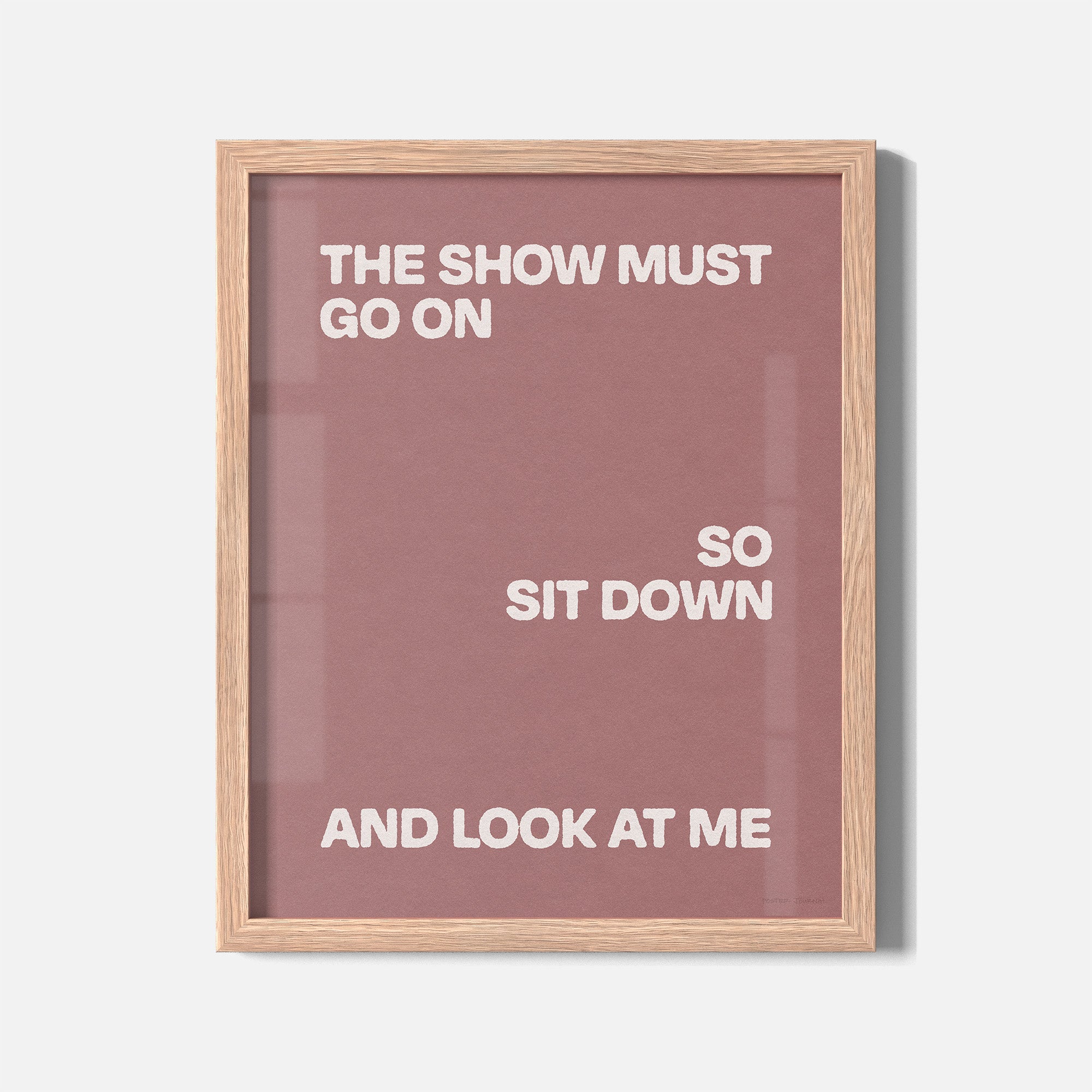 SHOW PRINT