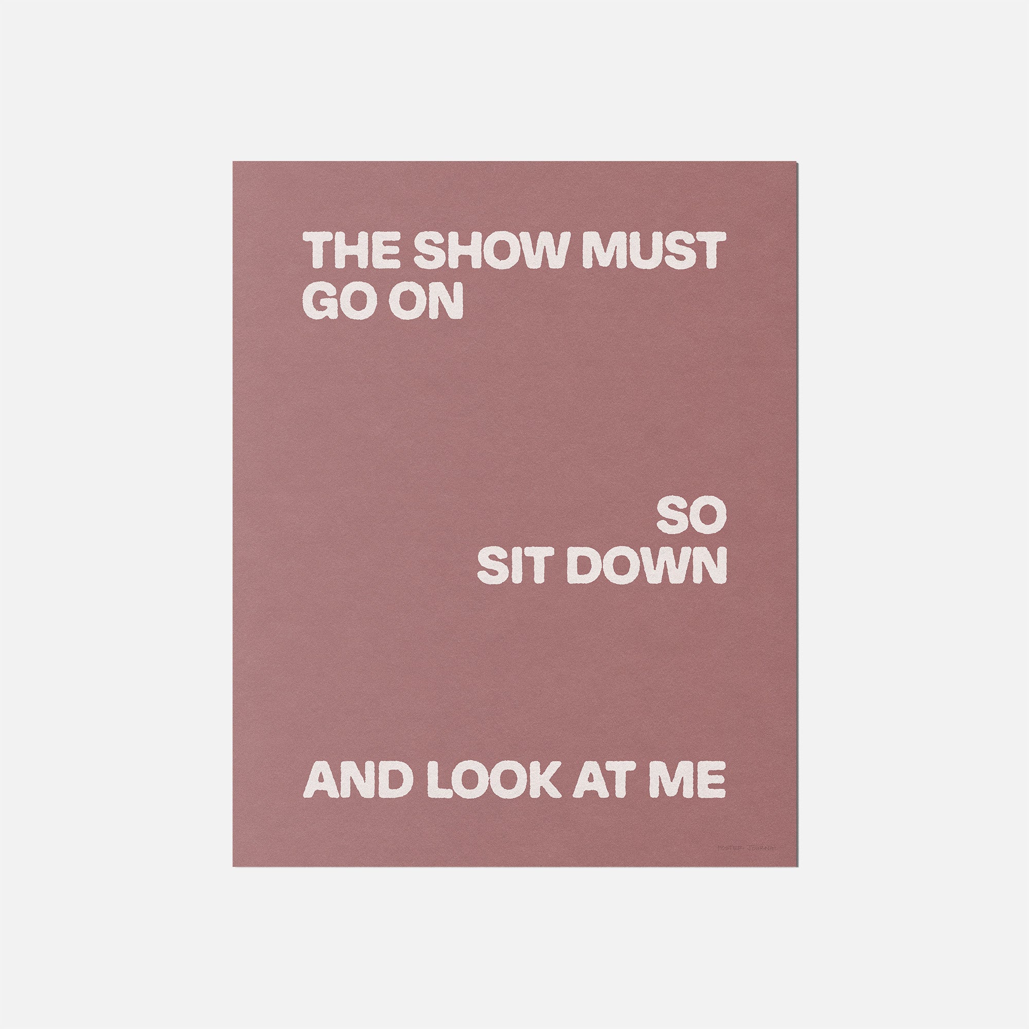 SHOW PRINT