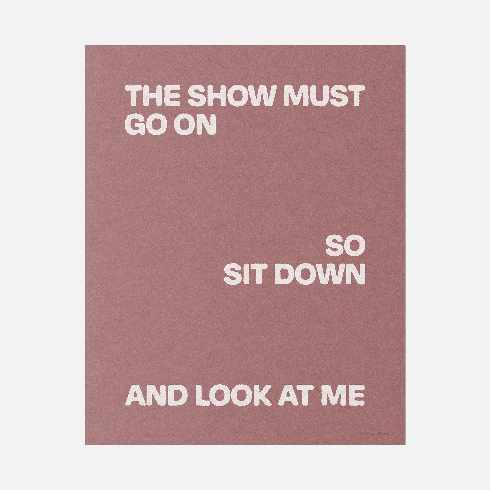 SHOW PRINT