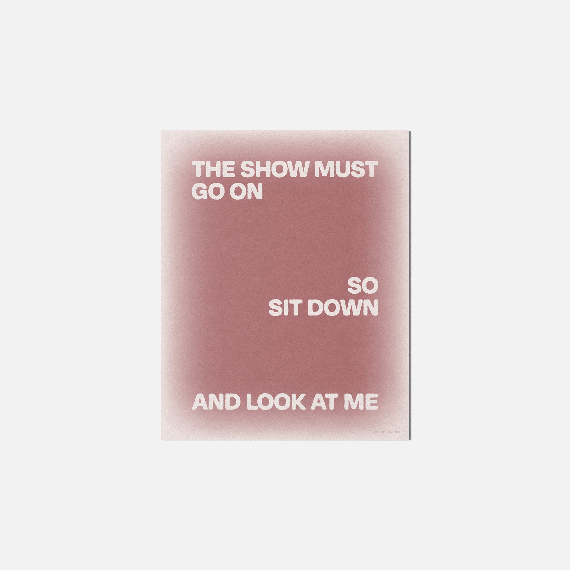 SHOW PRINT