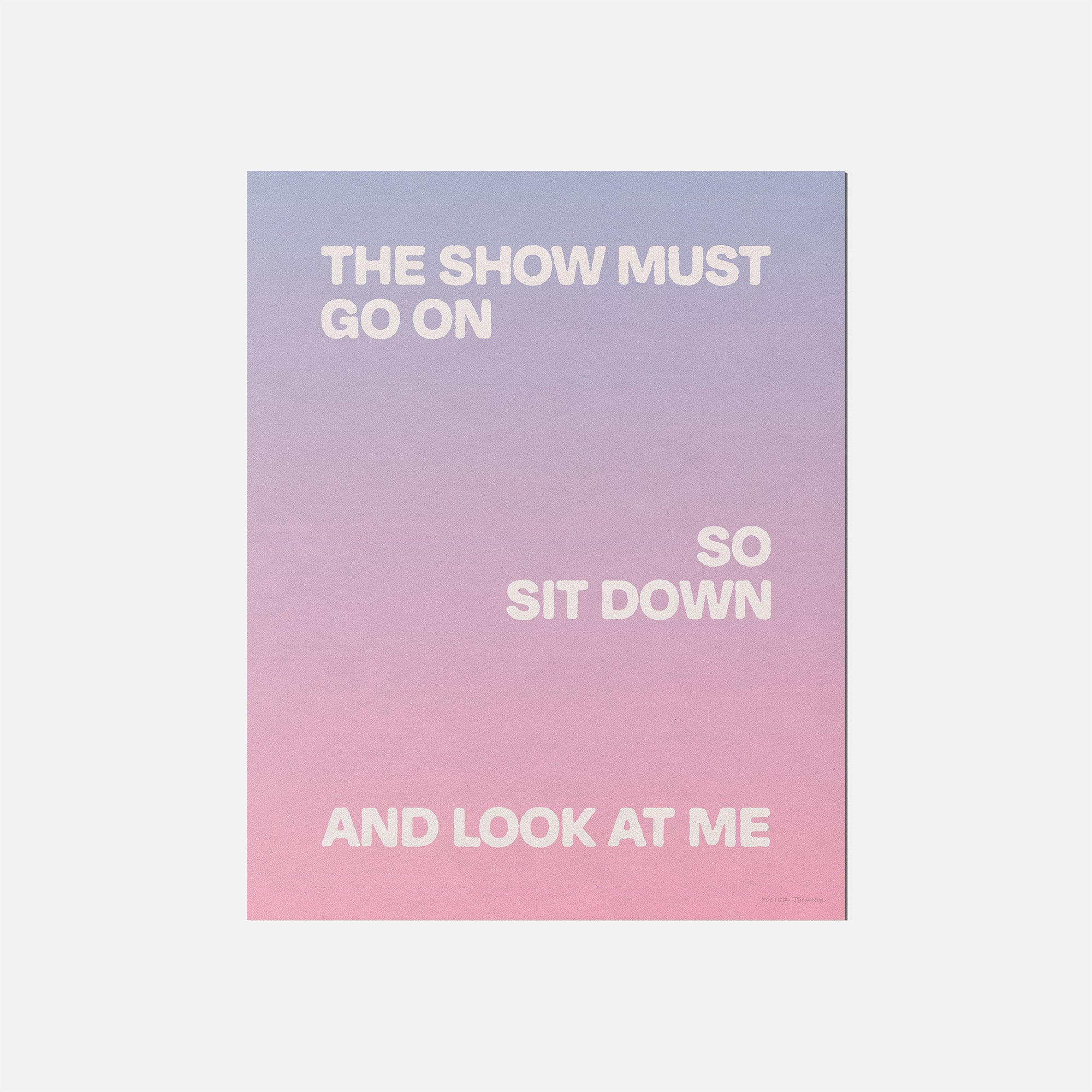 SHOW PRINT