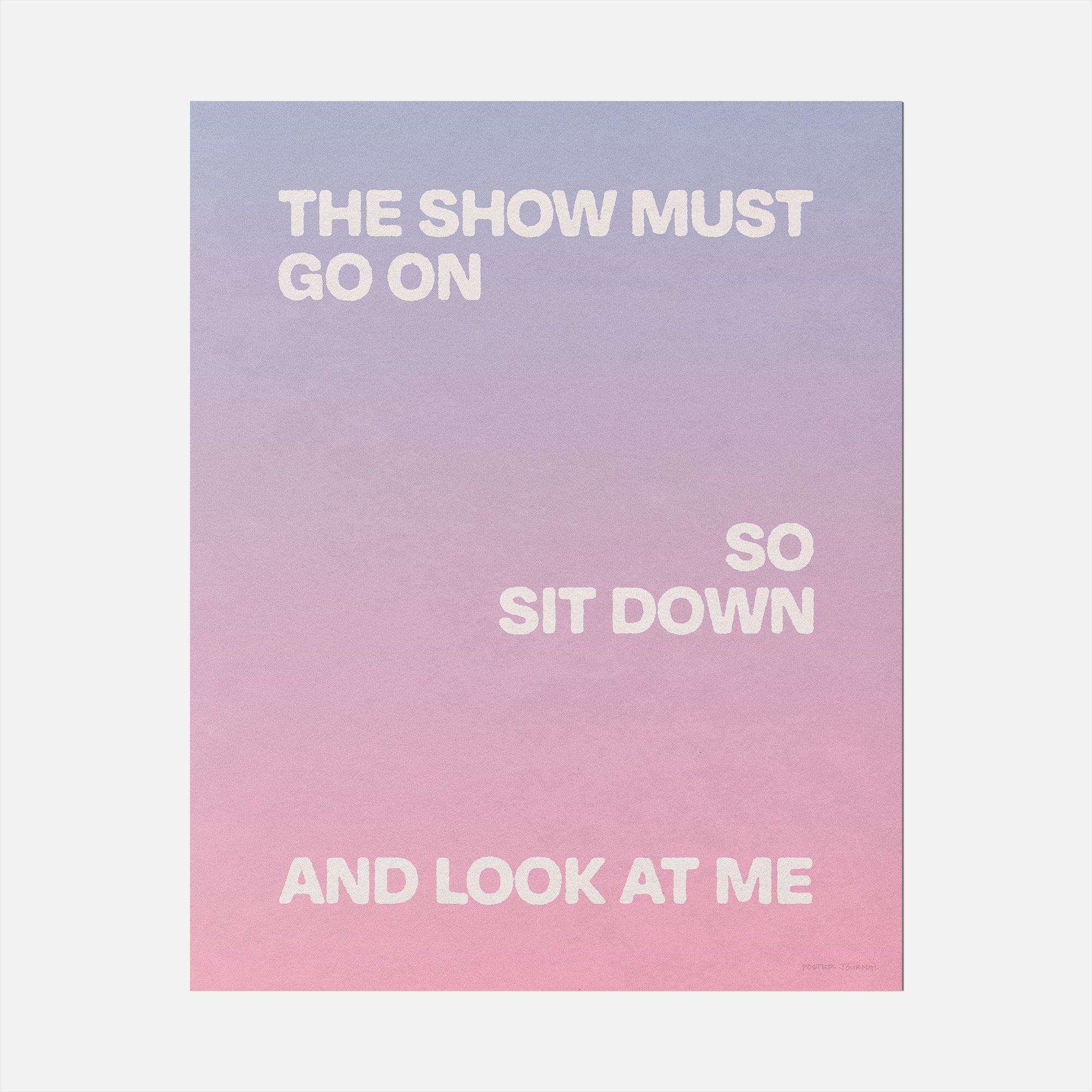 SHOW PRINT