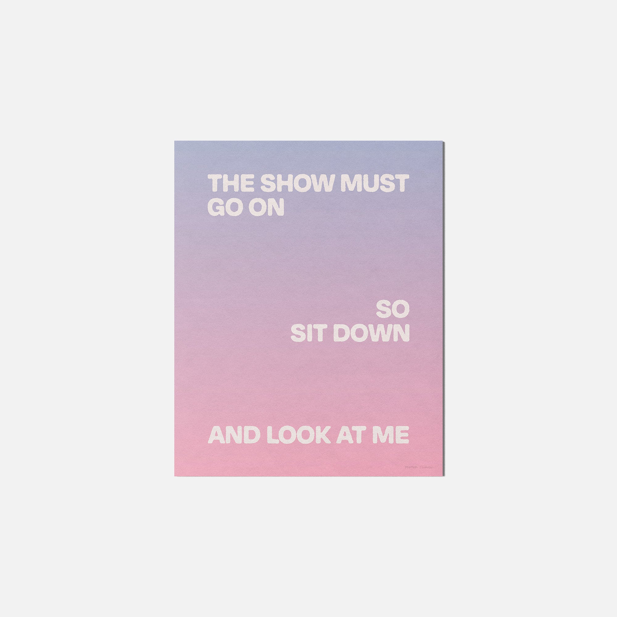 SHOW PRINT
