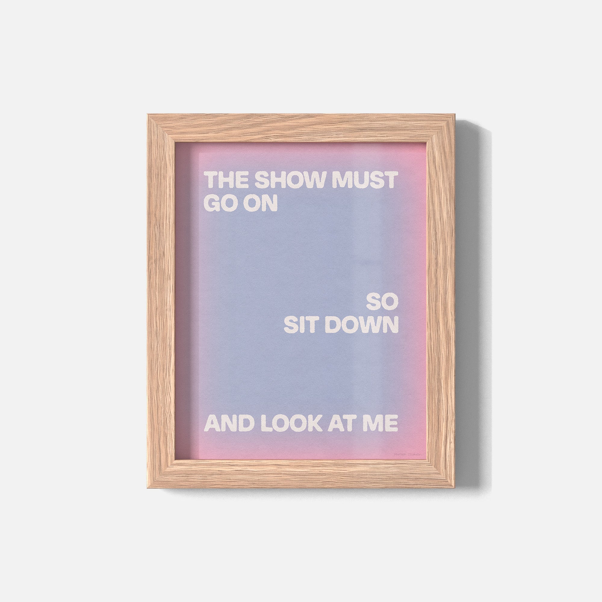 SHOW PRINT
