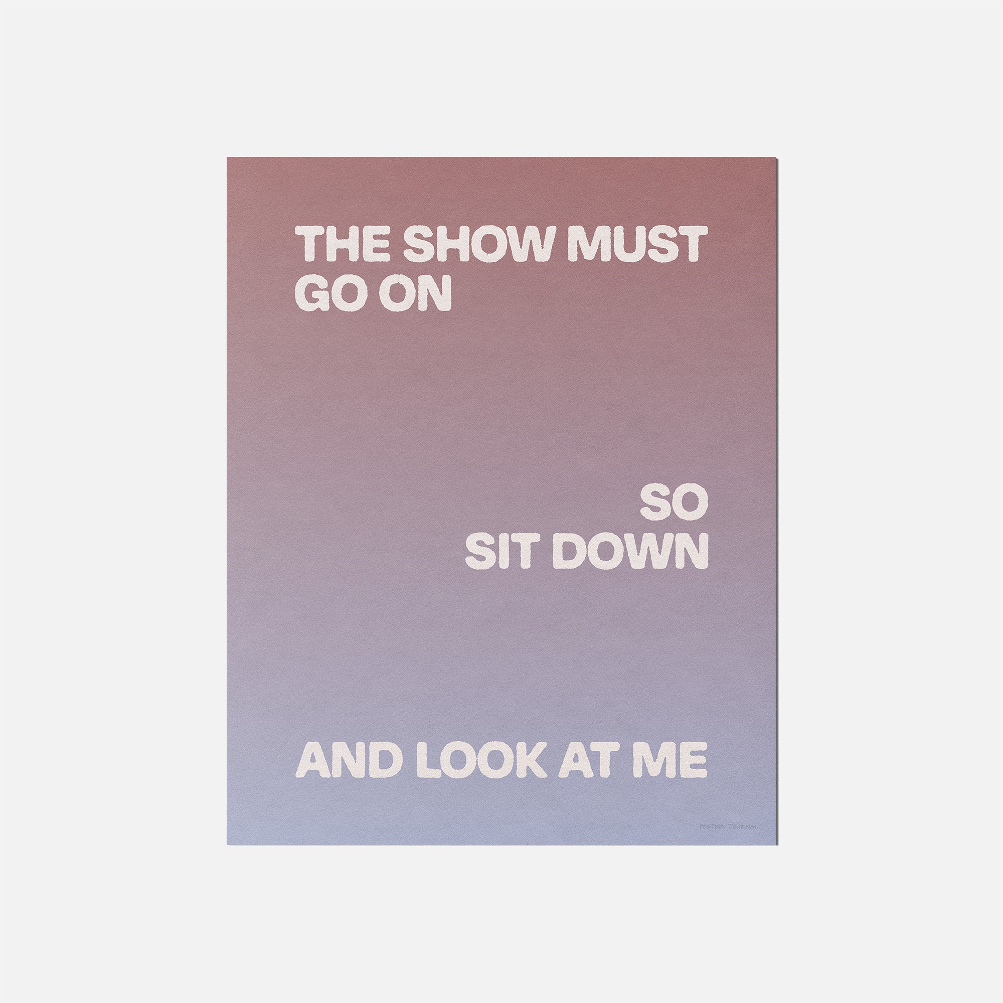 SHOW PRINT
