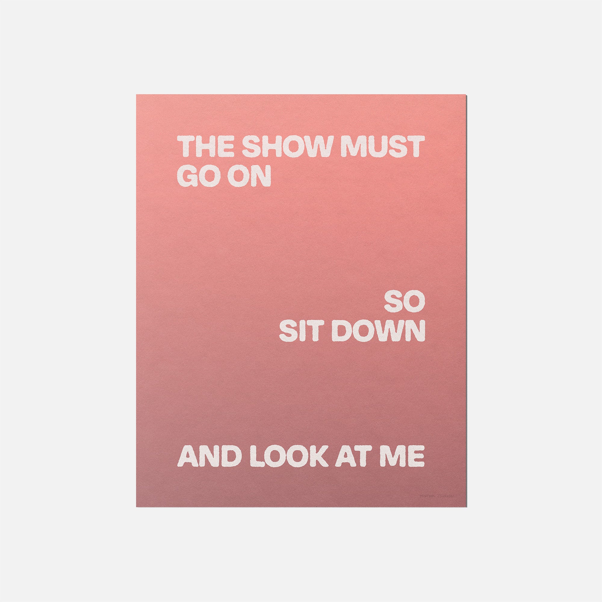 SHOW PRINT