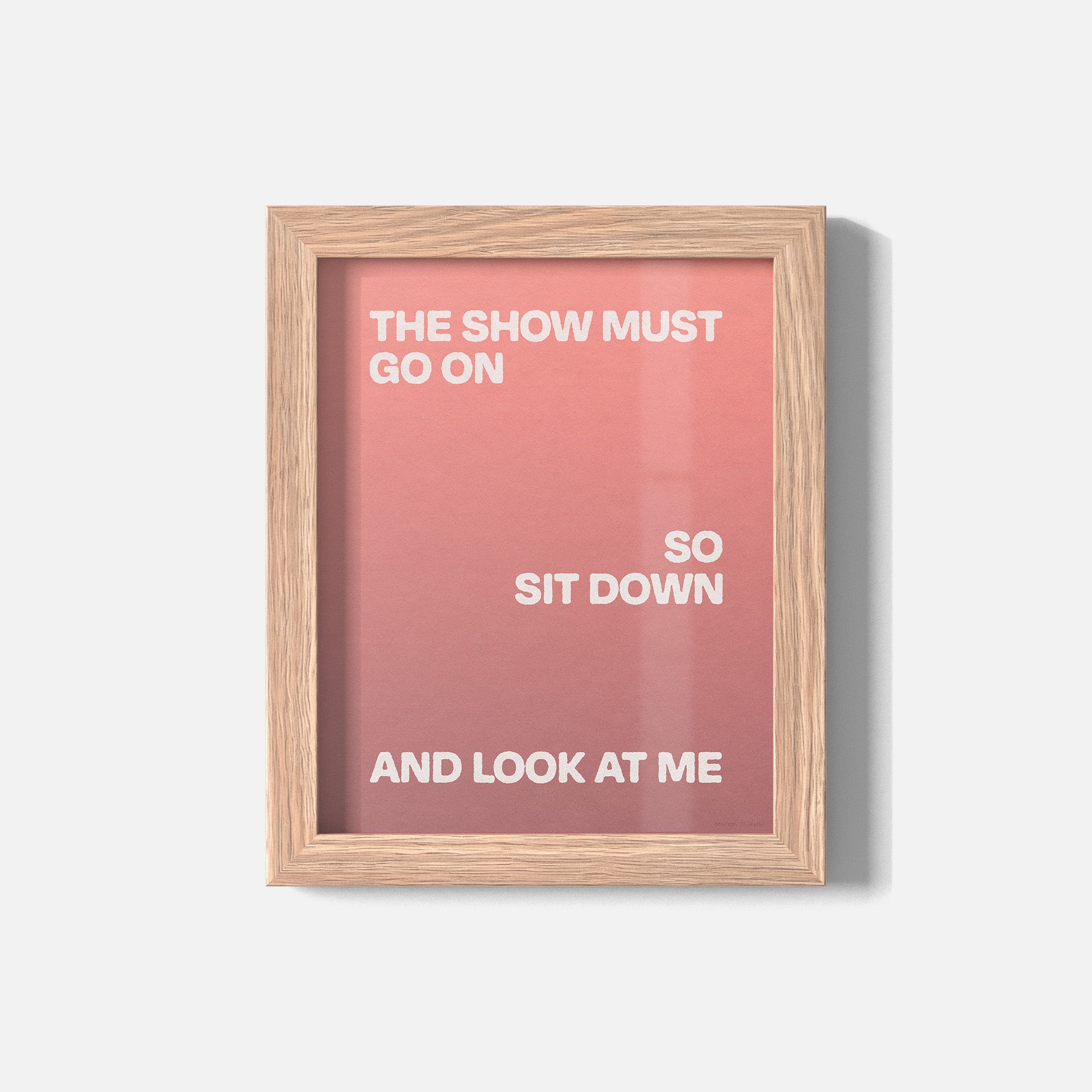 SHOW PRINT