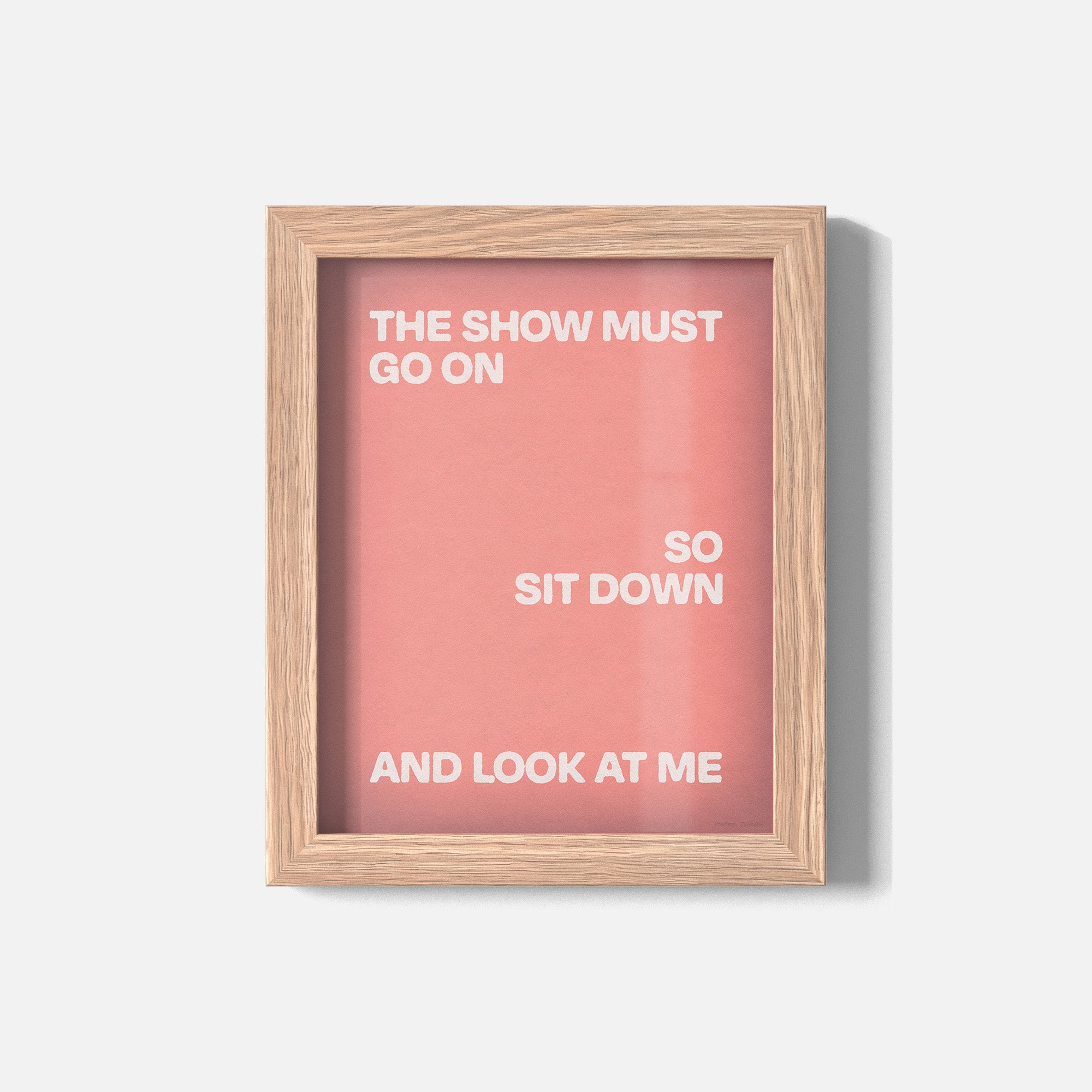 SHOW PRINT