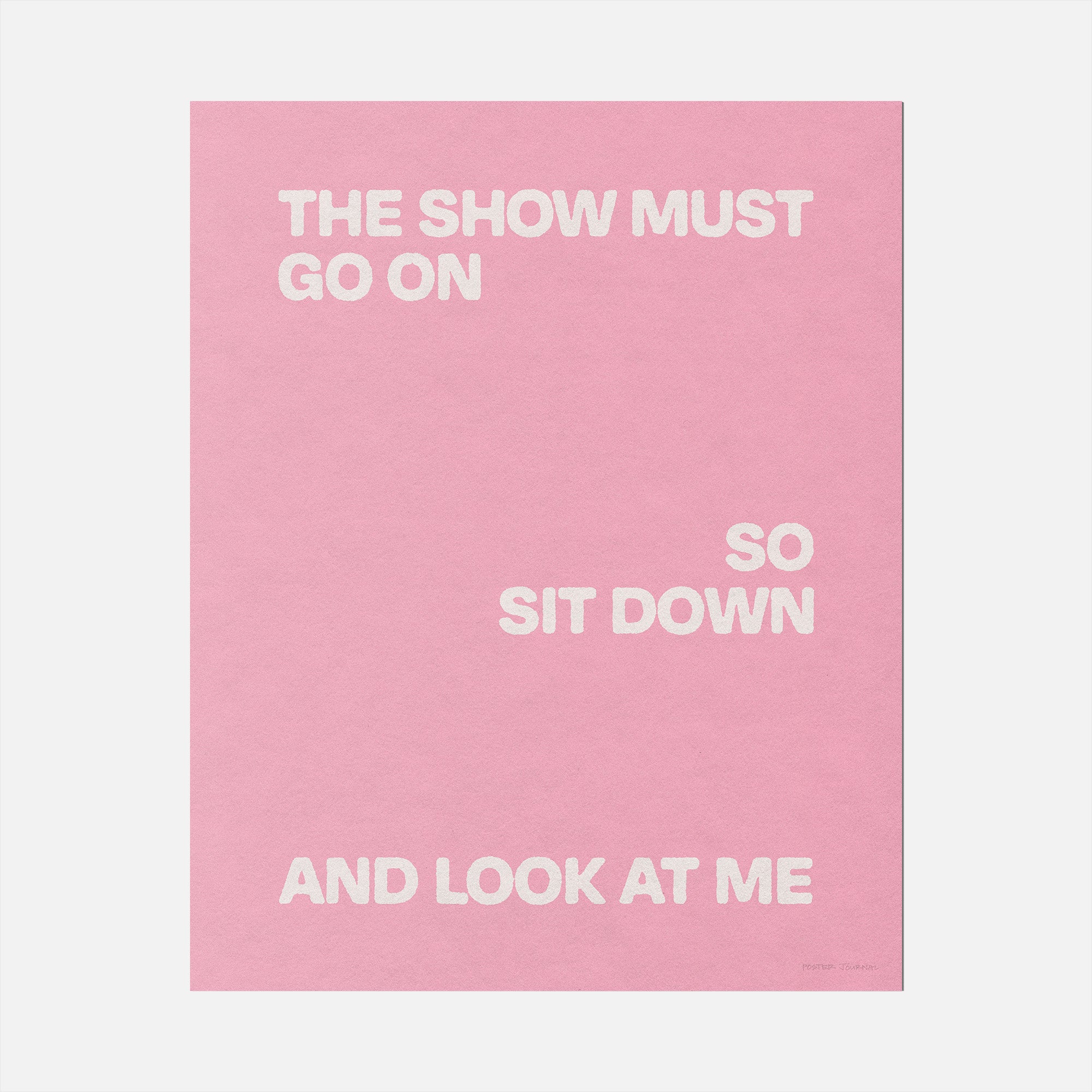 SHOW PRINT