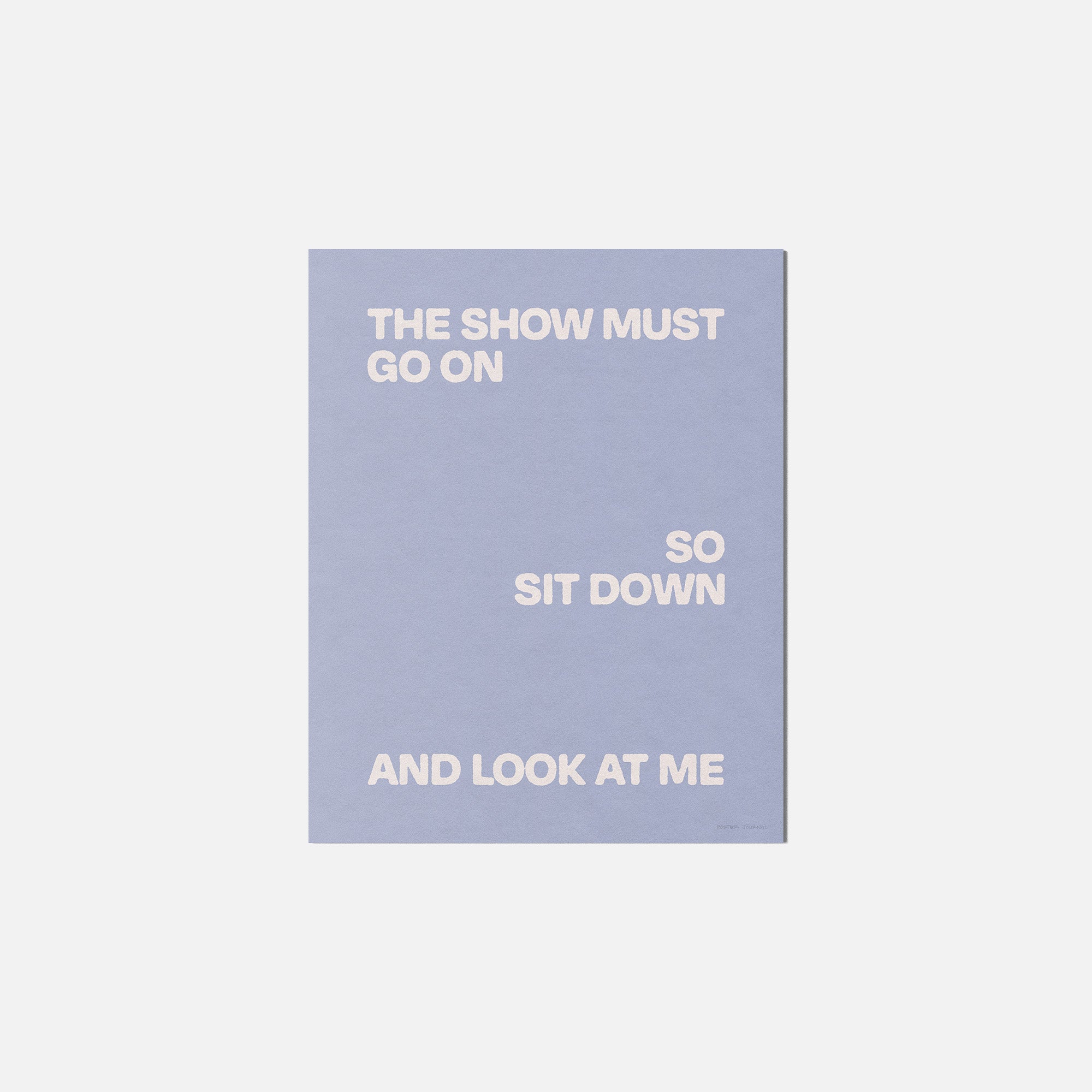 SHOW PRINT