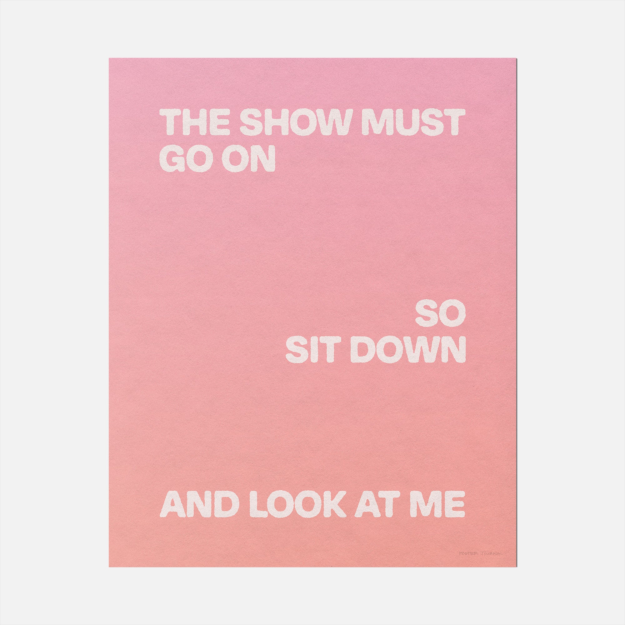SHOW PRINT
