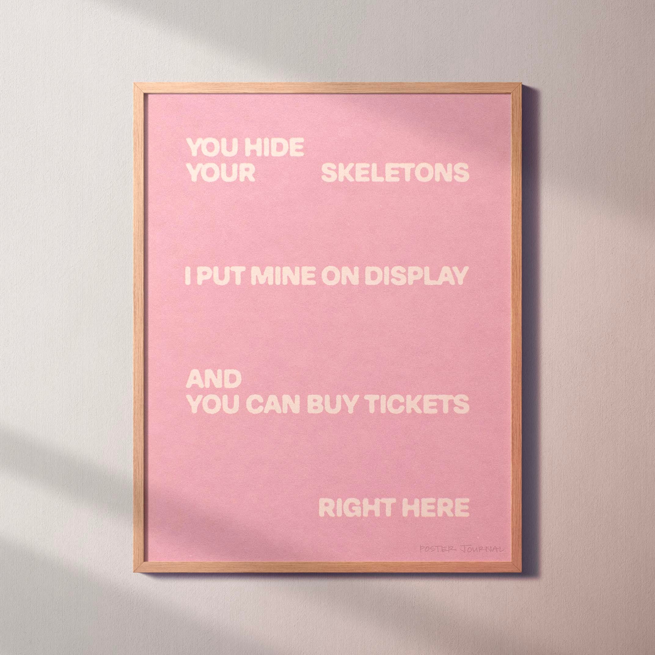SKELETONS PRINT