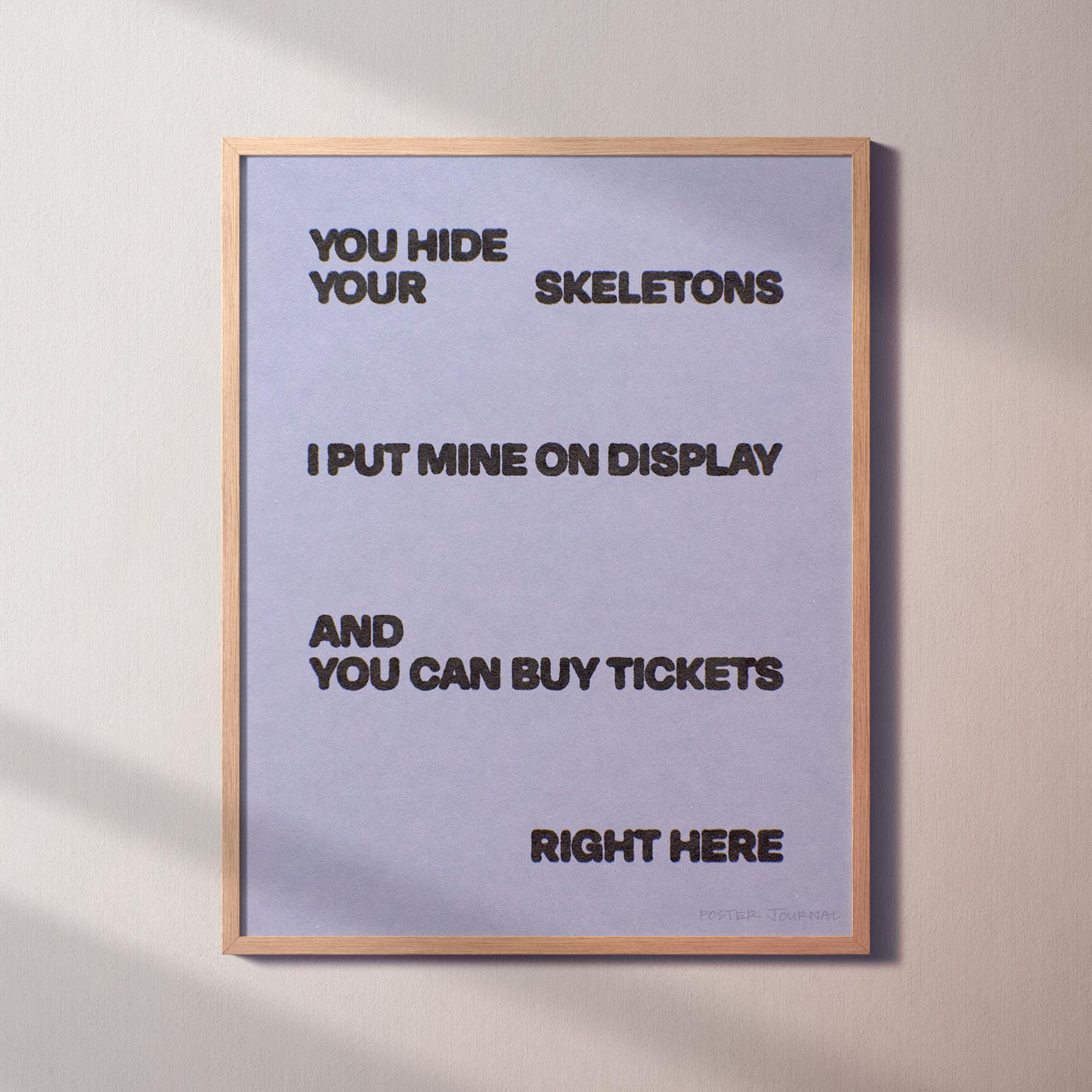 SKELETONS PRINT