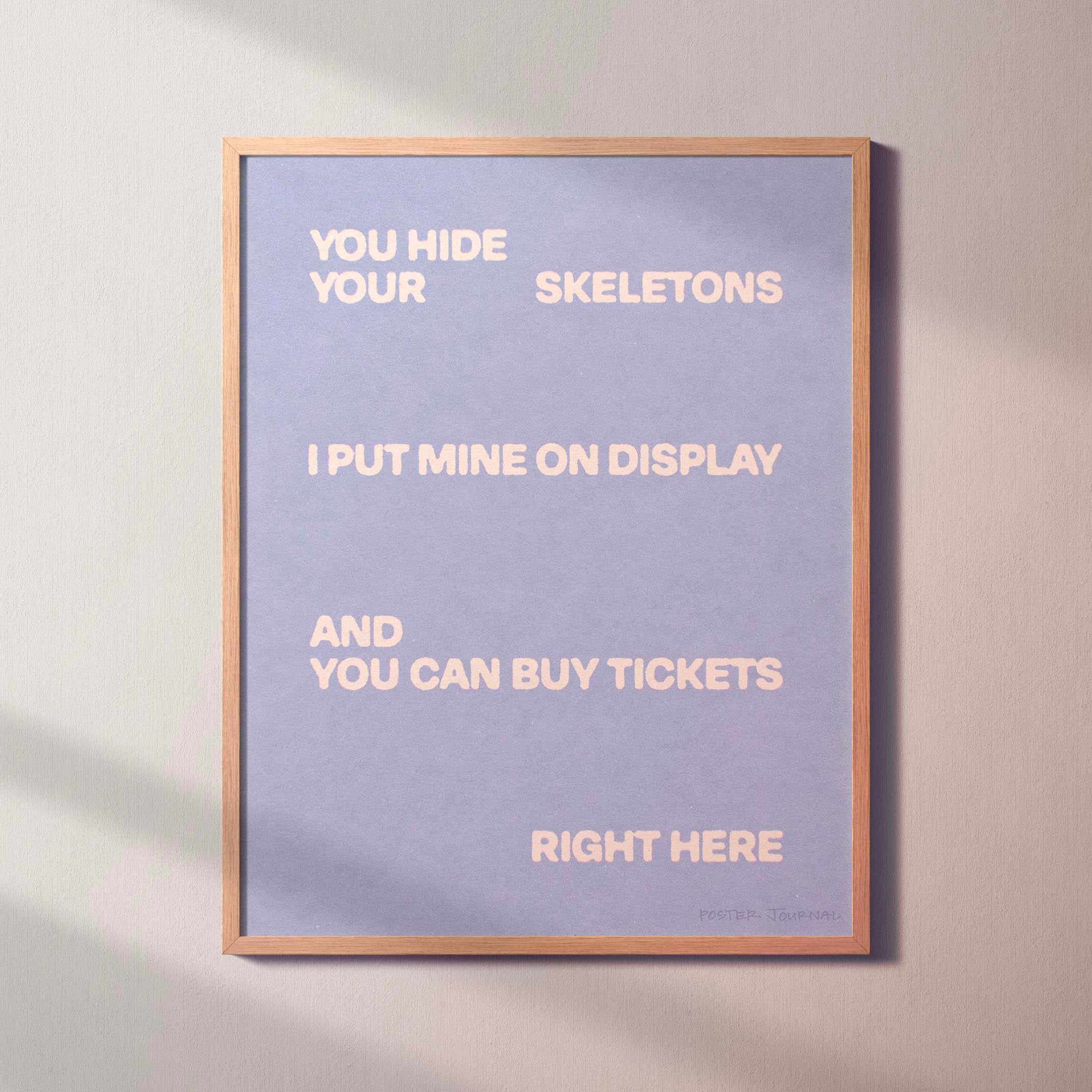 SKELETONS PRINT