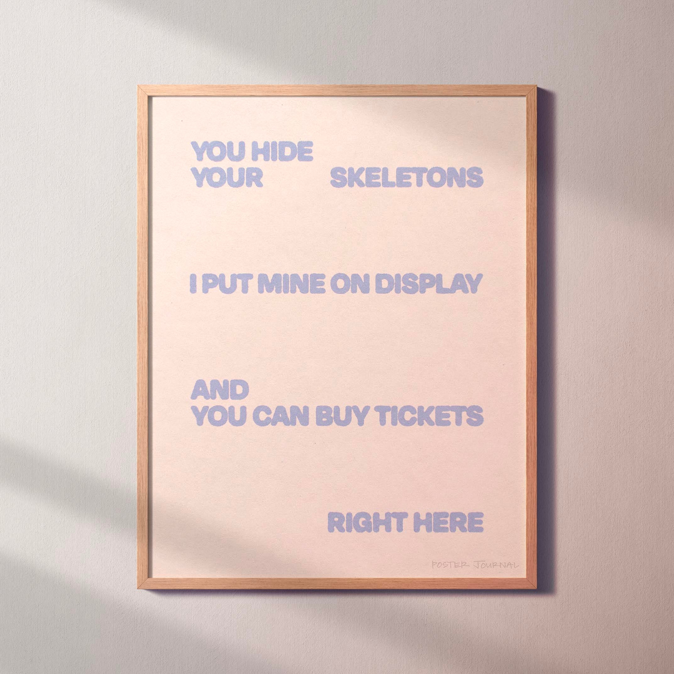 SKELETONS PRINT