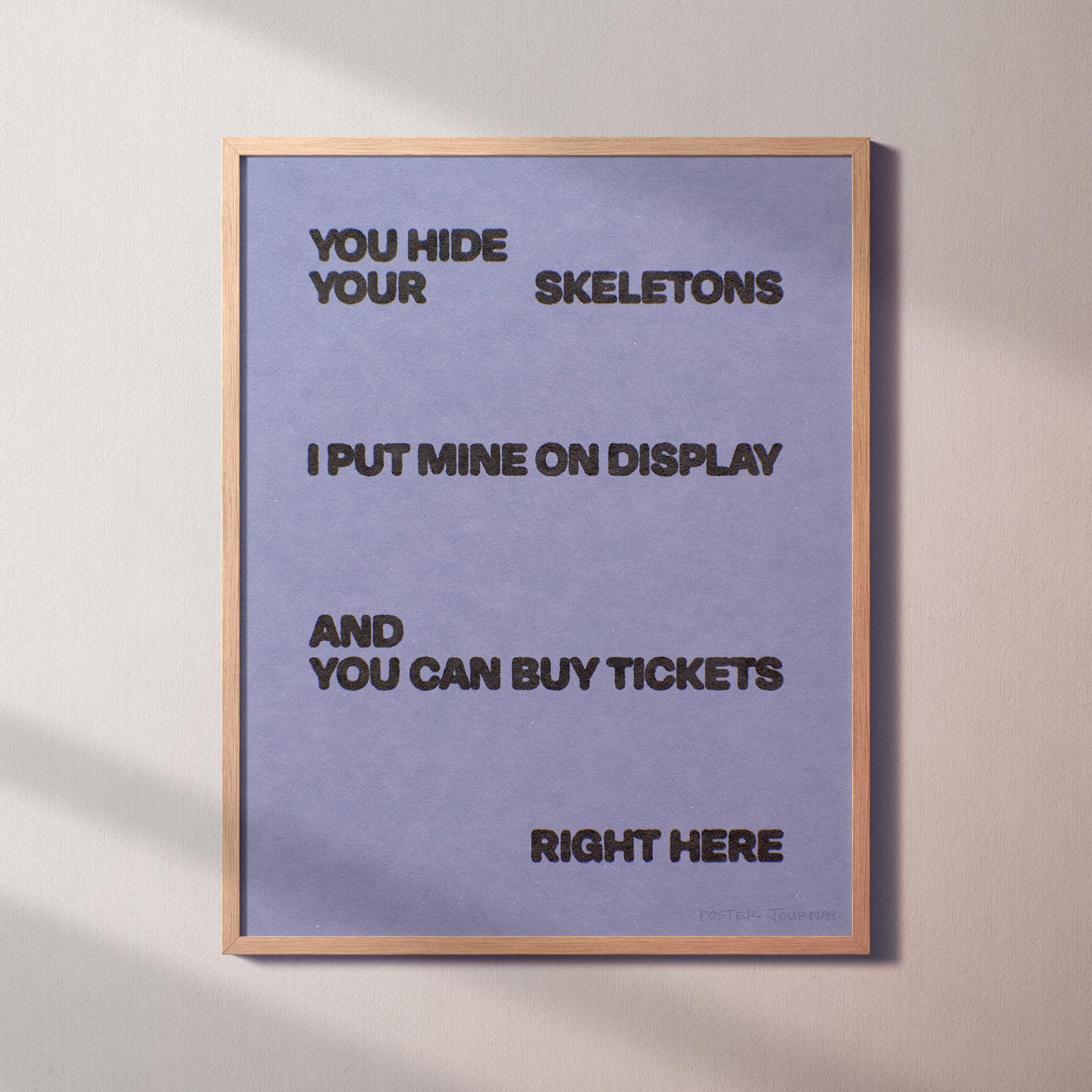 SKELETONS PRINT