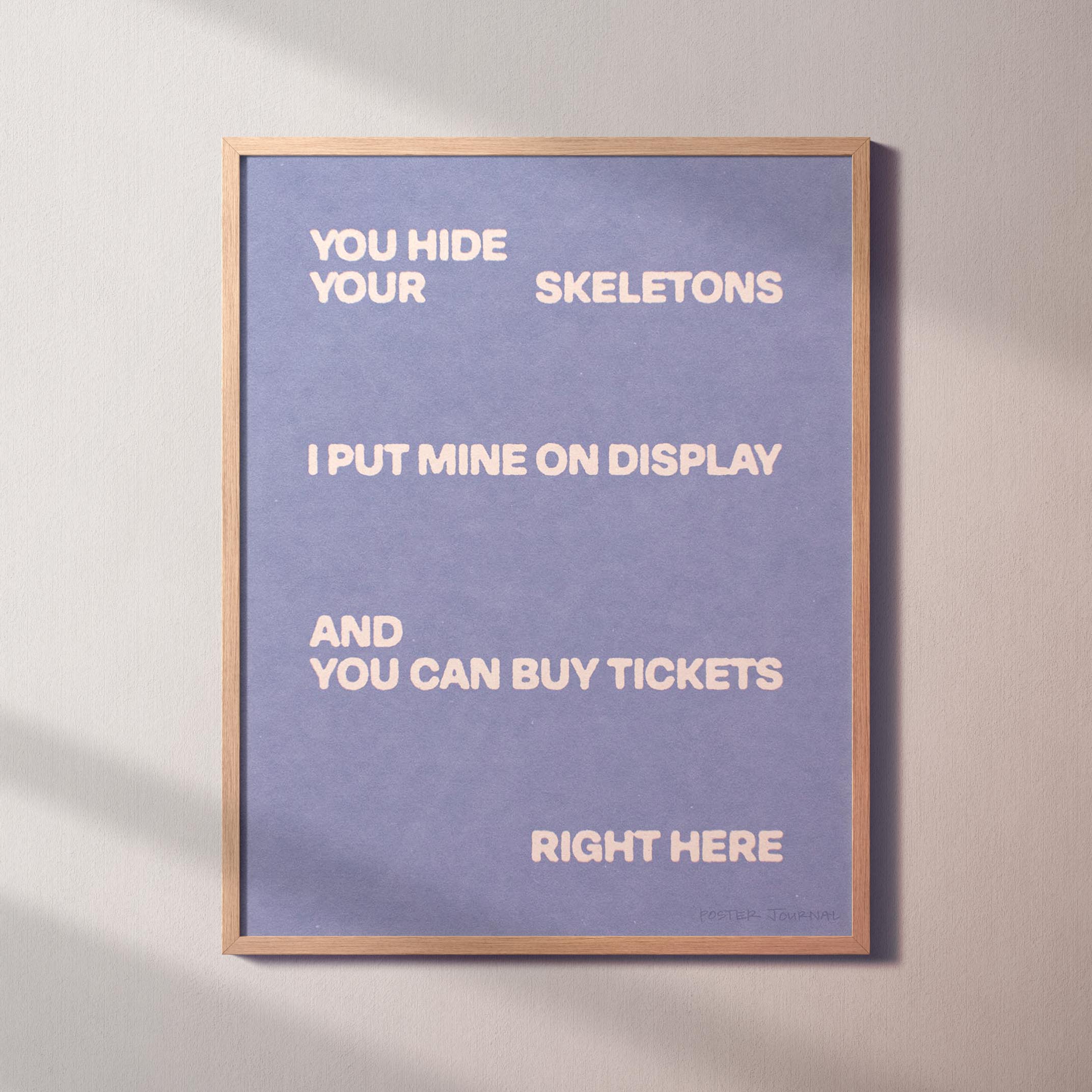 SKELETONS PRINT