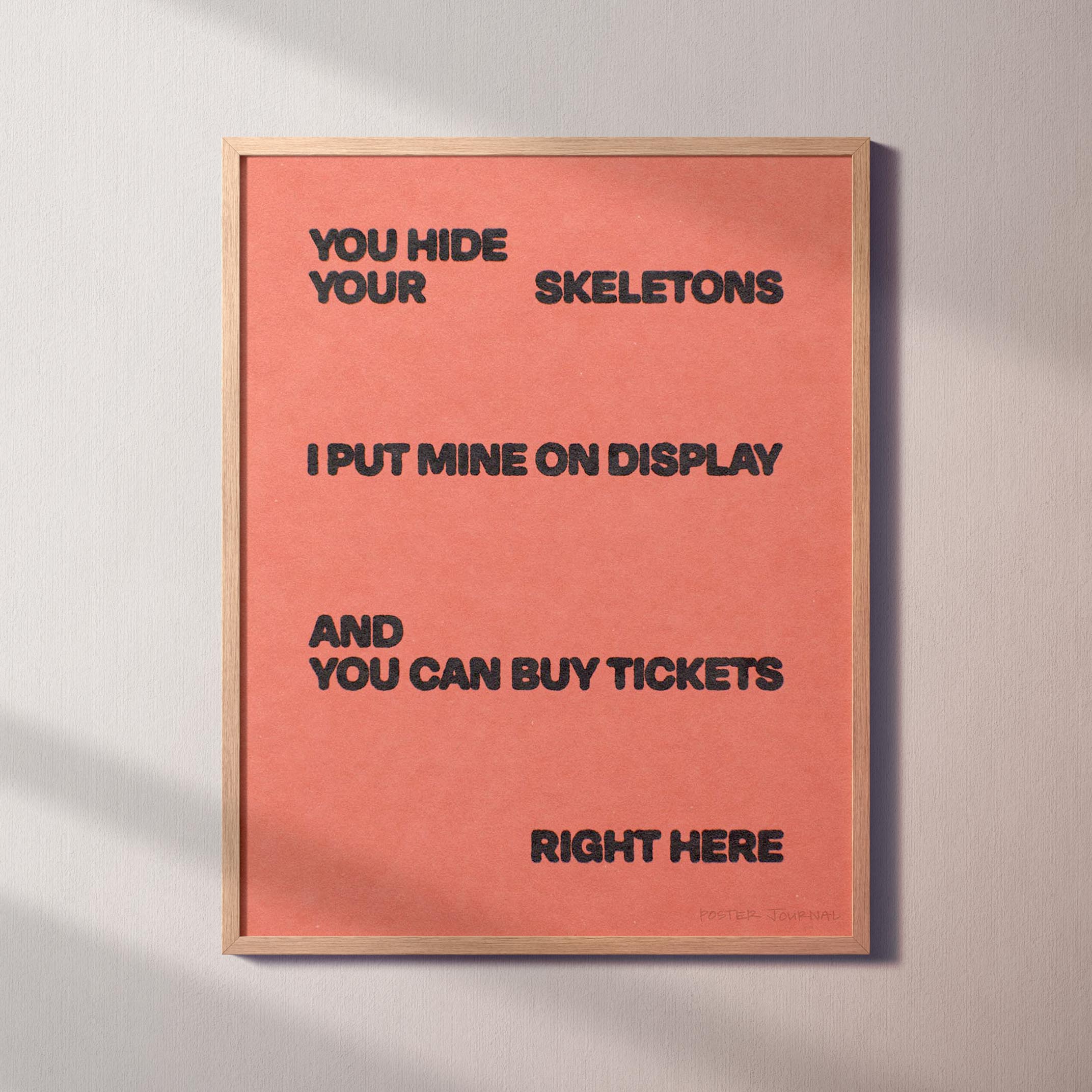 SKELETONS PRINT