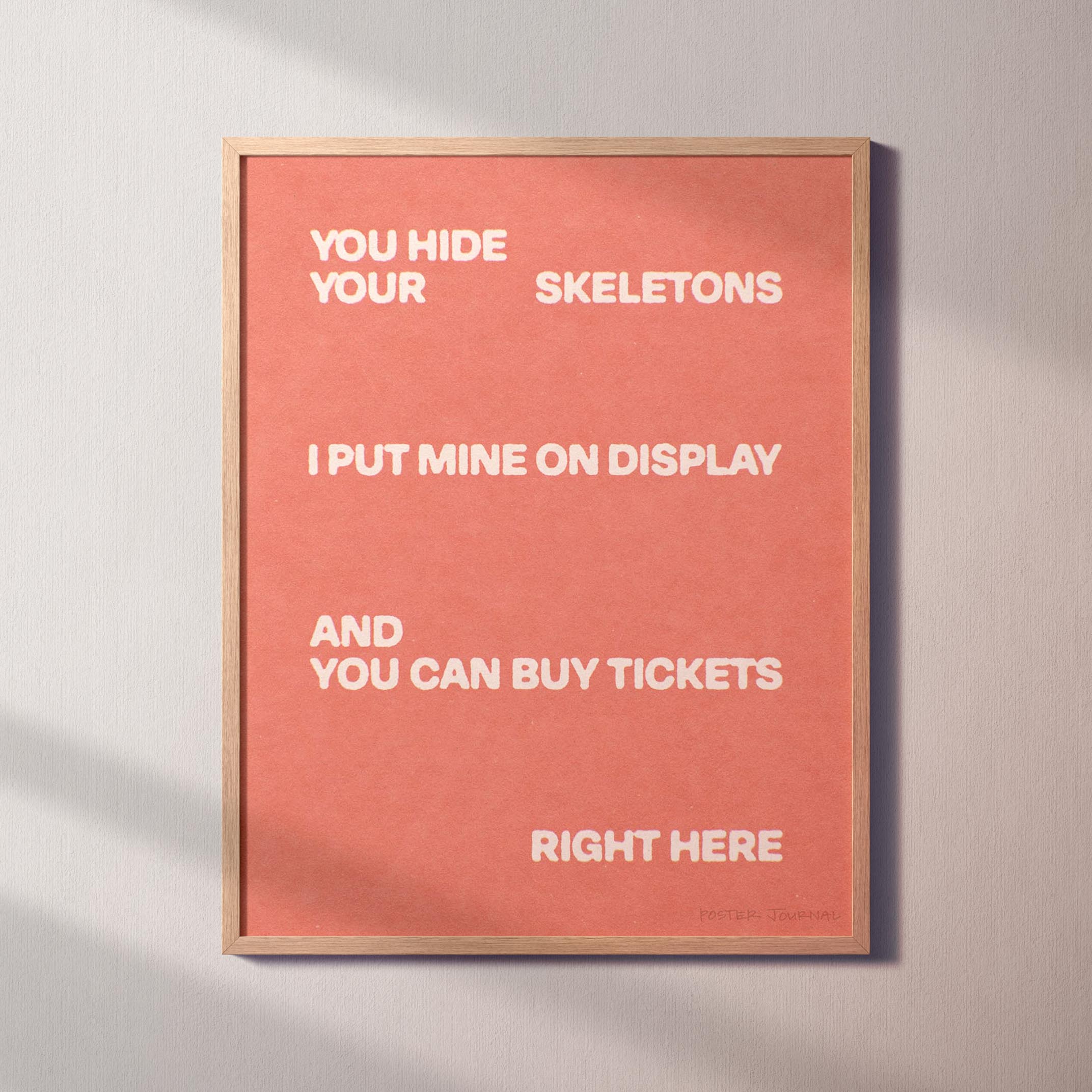 SKELETONS PRINT
