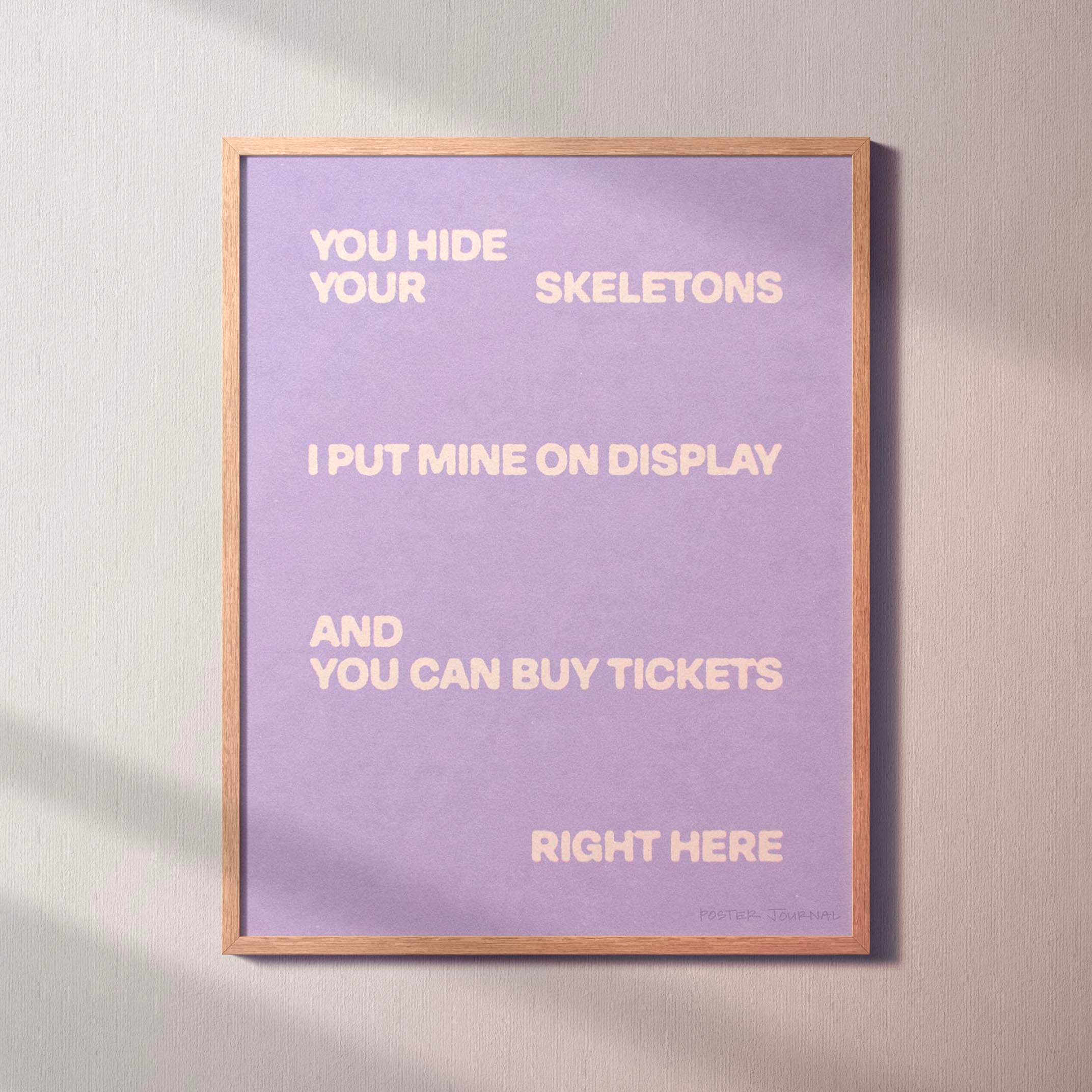 SKELETONS PRINT