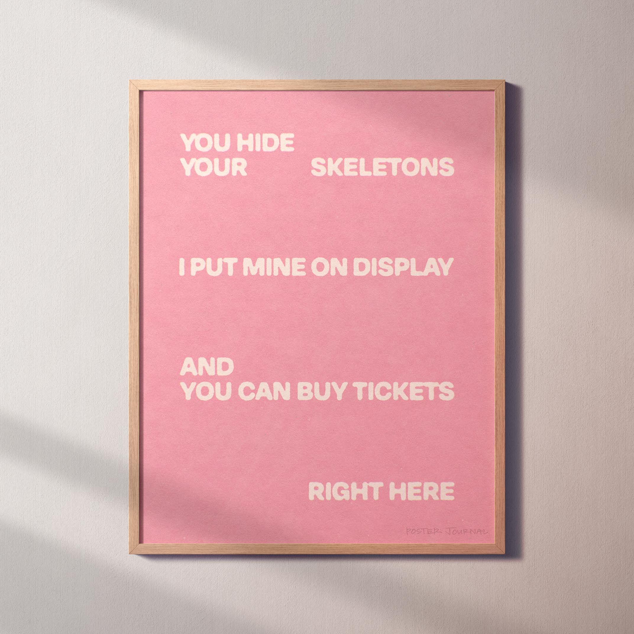 SKELETONS PRINT