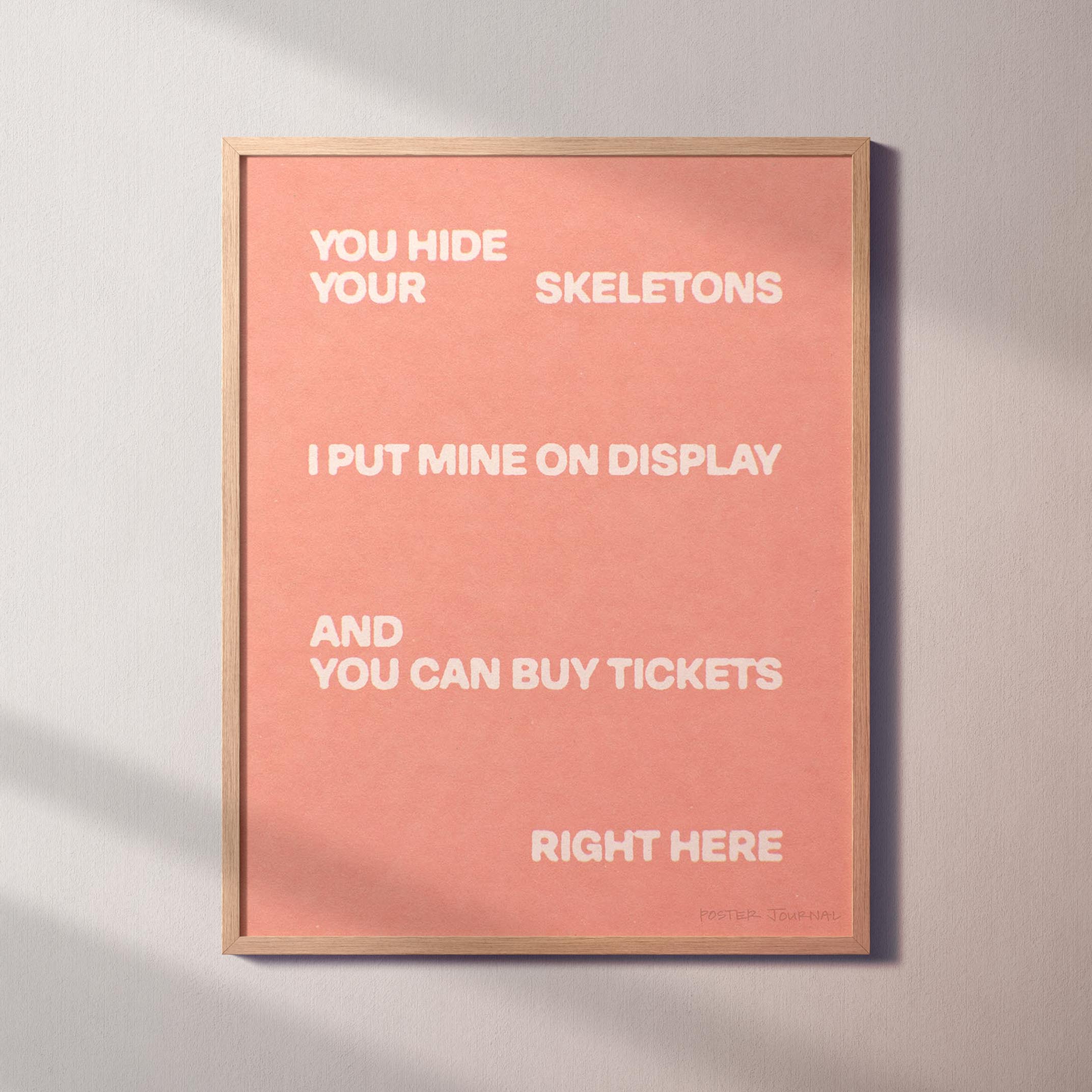 SKELETONS PRINT